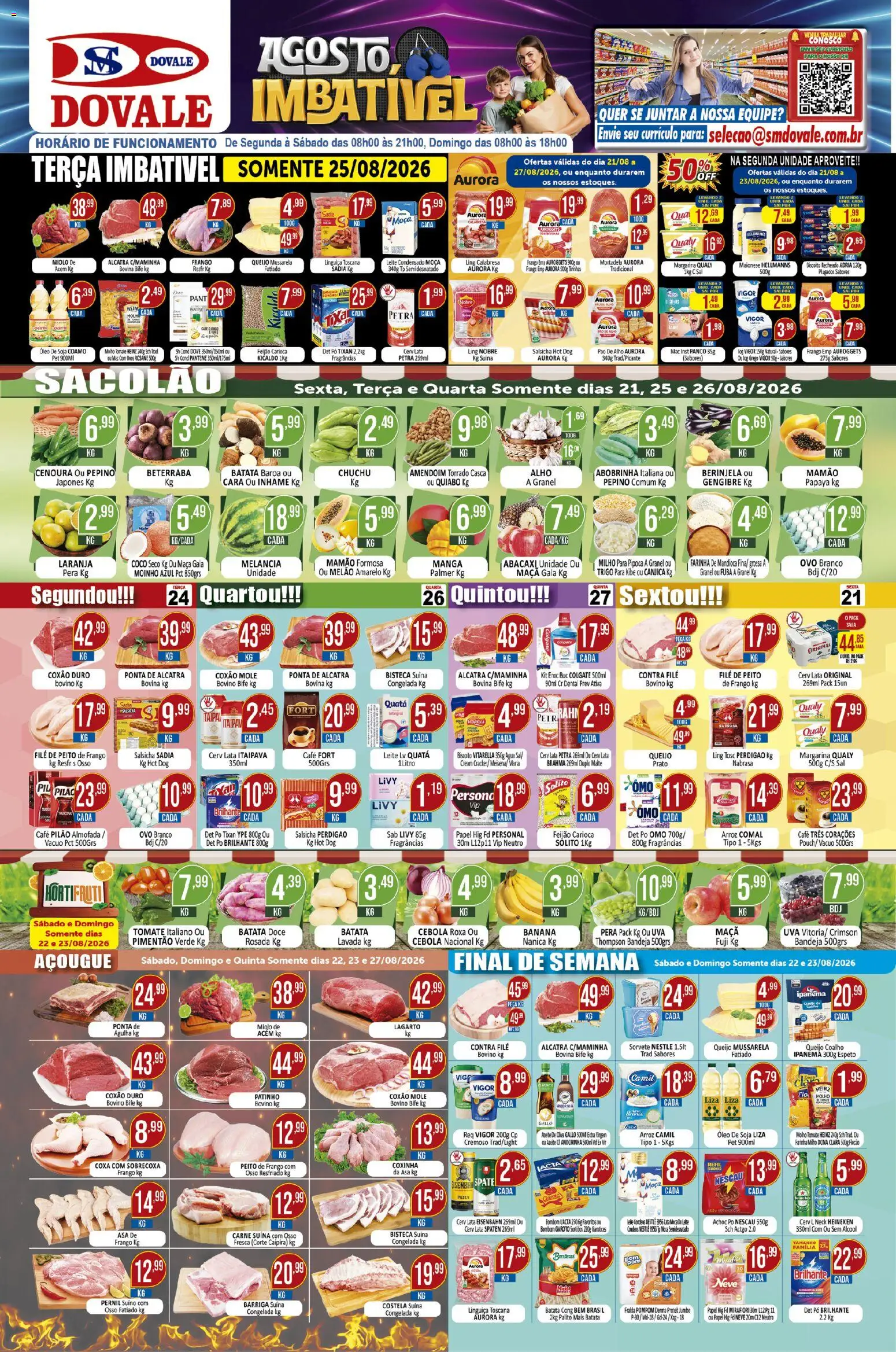 Pré-Visualização do folheto "Dovale - Ofertas da semana" da loja Dovale válido a partir de 21/08/2026