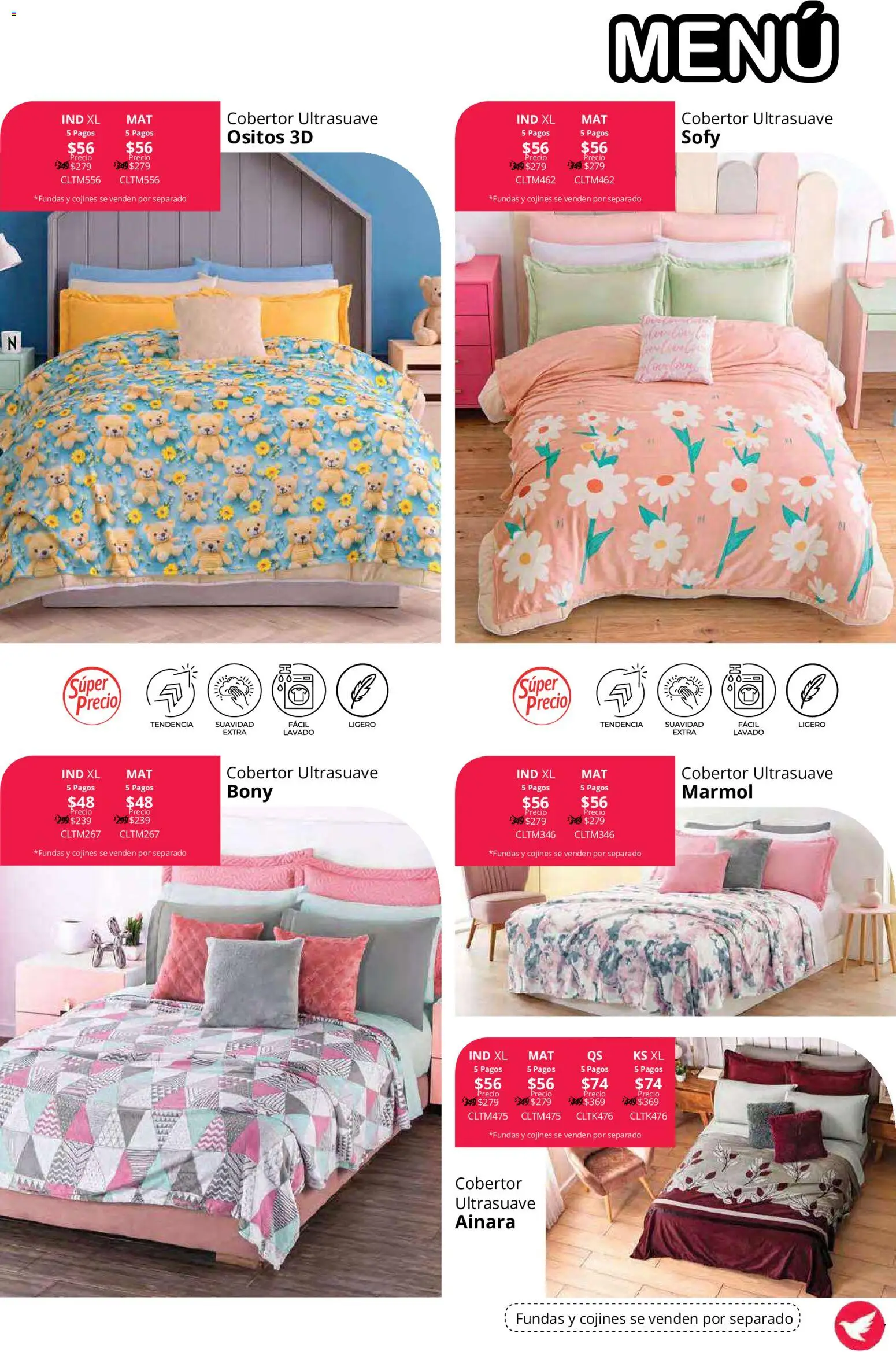 Vista previa las ofertas de la tienda Colchas Concord - Colchas Concord catálogo desde el 15/10/2026 