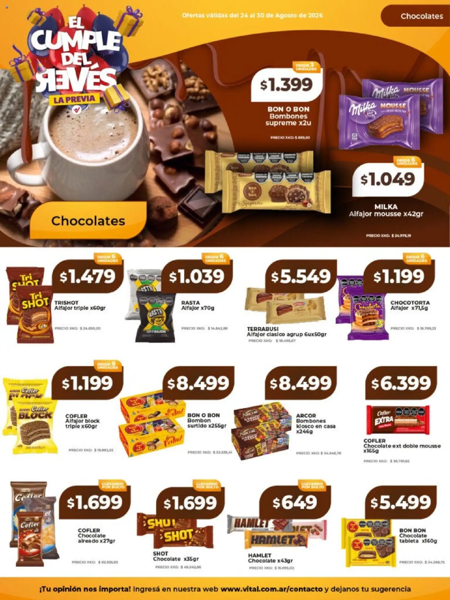 Vista previa del folleto de la tienda Vital válido desde el 24/08/2026 
