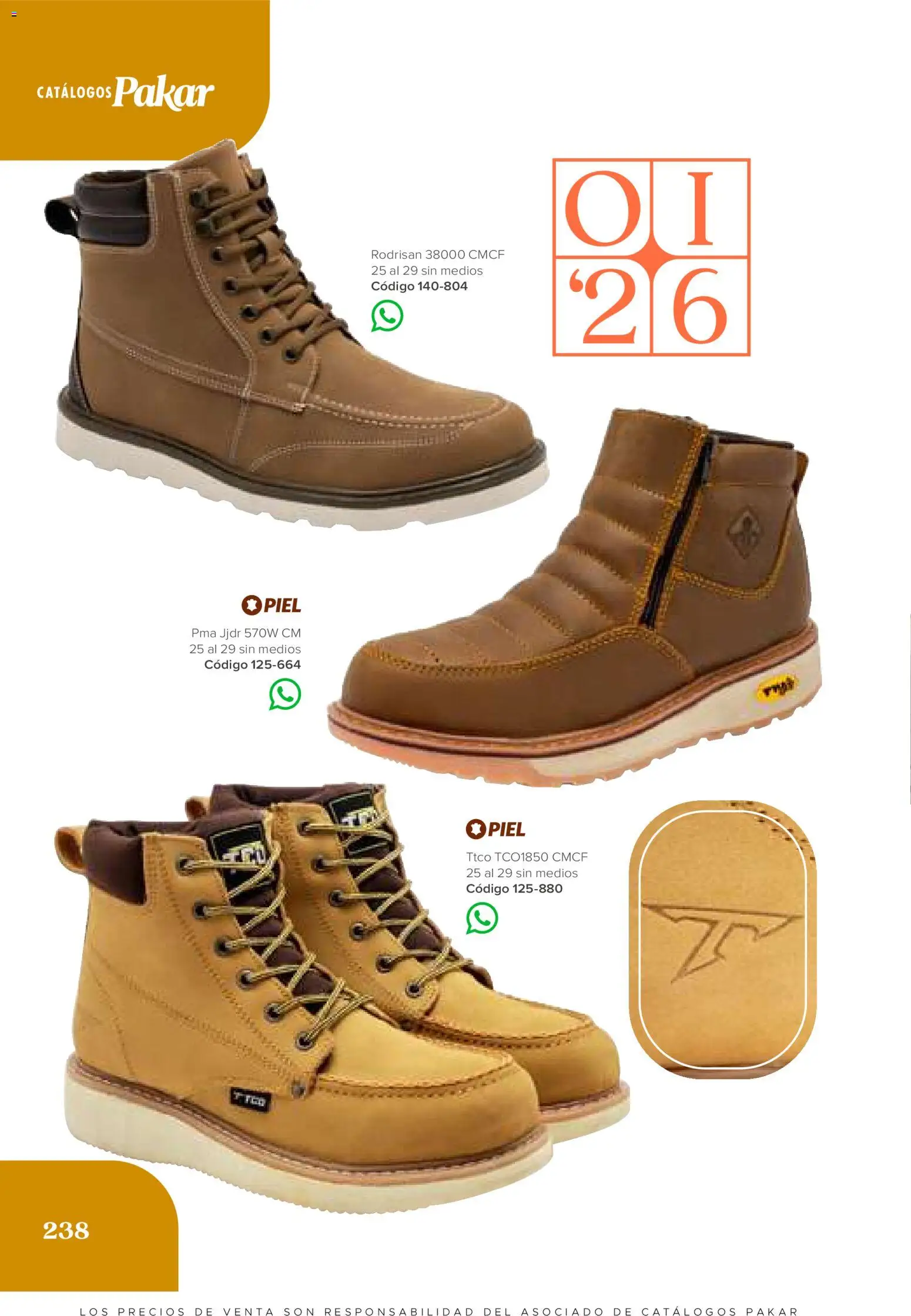Vista previa las ofertas de la tienda SC Pakar - SC Pakar catálogo Hombre desde el 31/07/2026 