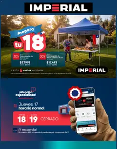 Folleto de la tienda Imperial válido desde el 15.09.2026 