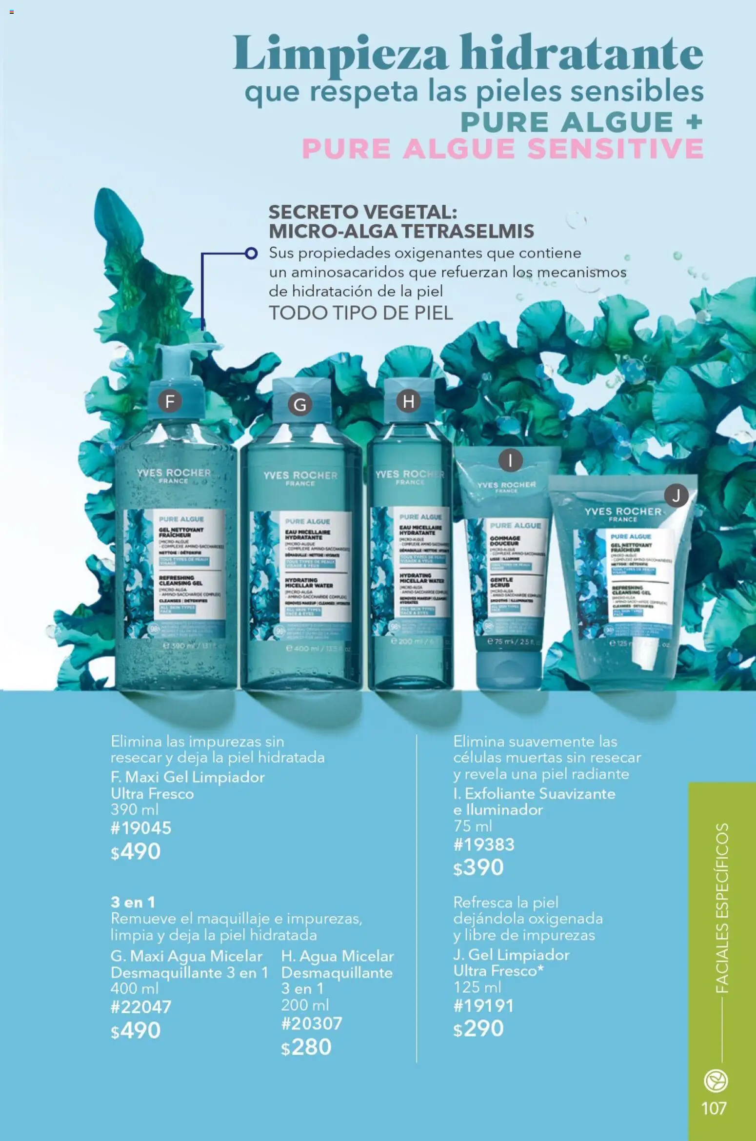 Vista previa las ofertas de la tienda Yves Rocher - Yves Rocher campaña 9 2026 desde el 23/06/2026 - Agua, Maquillaje, Agua micelar, Desmaquillante, Exfoliante, Puré, Suavizante, Radiante
