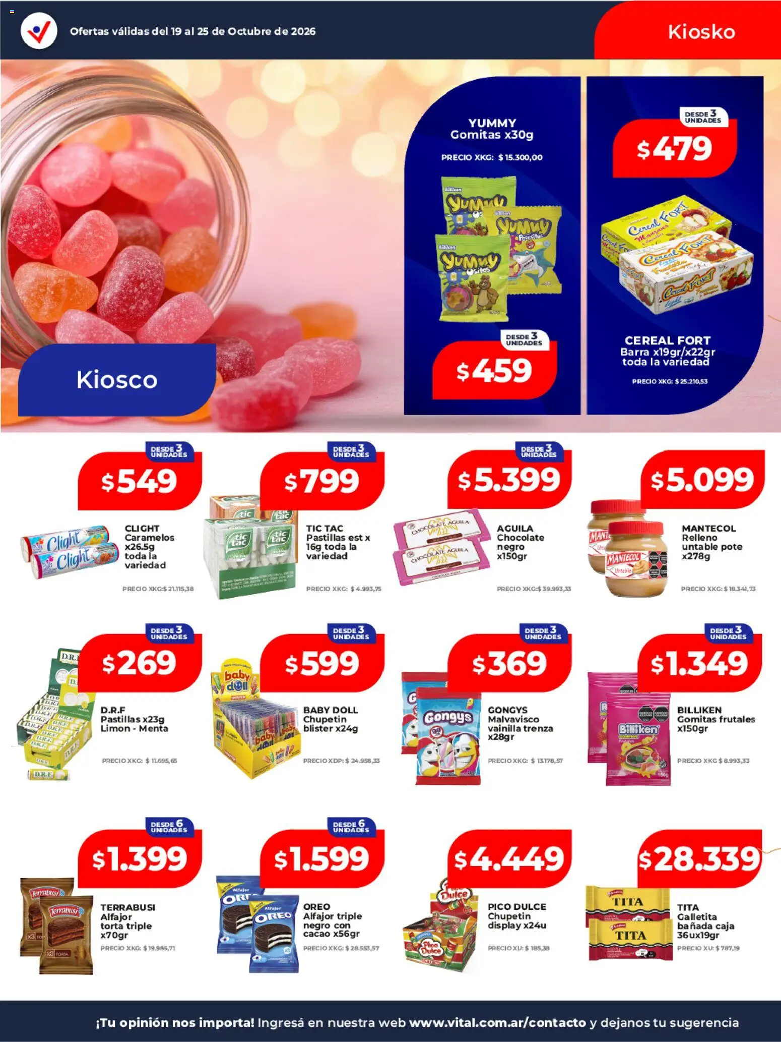 Vista previa del folleto de la tienda Vital válido desde el 19/10/2026 