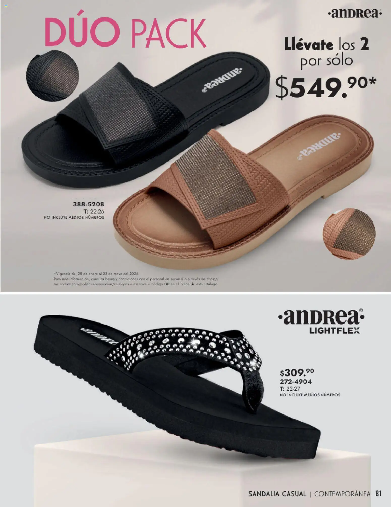 Vista previa las ofertas de la tienda Andrea - Catálogo Calzado Dama desde el 25/01/2026 