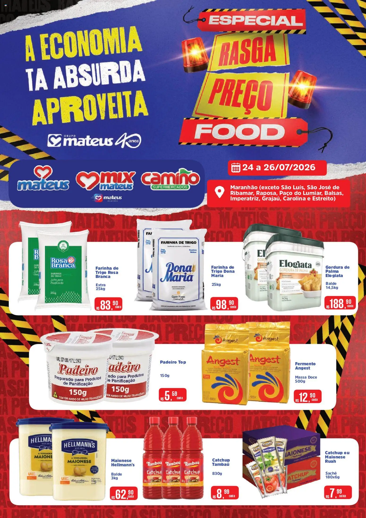 Pré-Visualização do folheto "Mateus ofertas Rasga Preço" da loja Mateus válido a partir de 24/07/2026