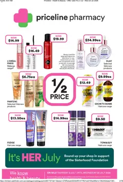 Preview of catalogue Priceline Pharmacy catalogue from shop Priceline Pharmacy valid 02/07/2026