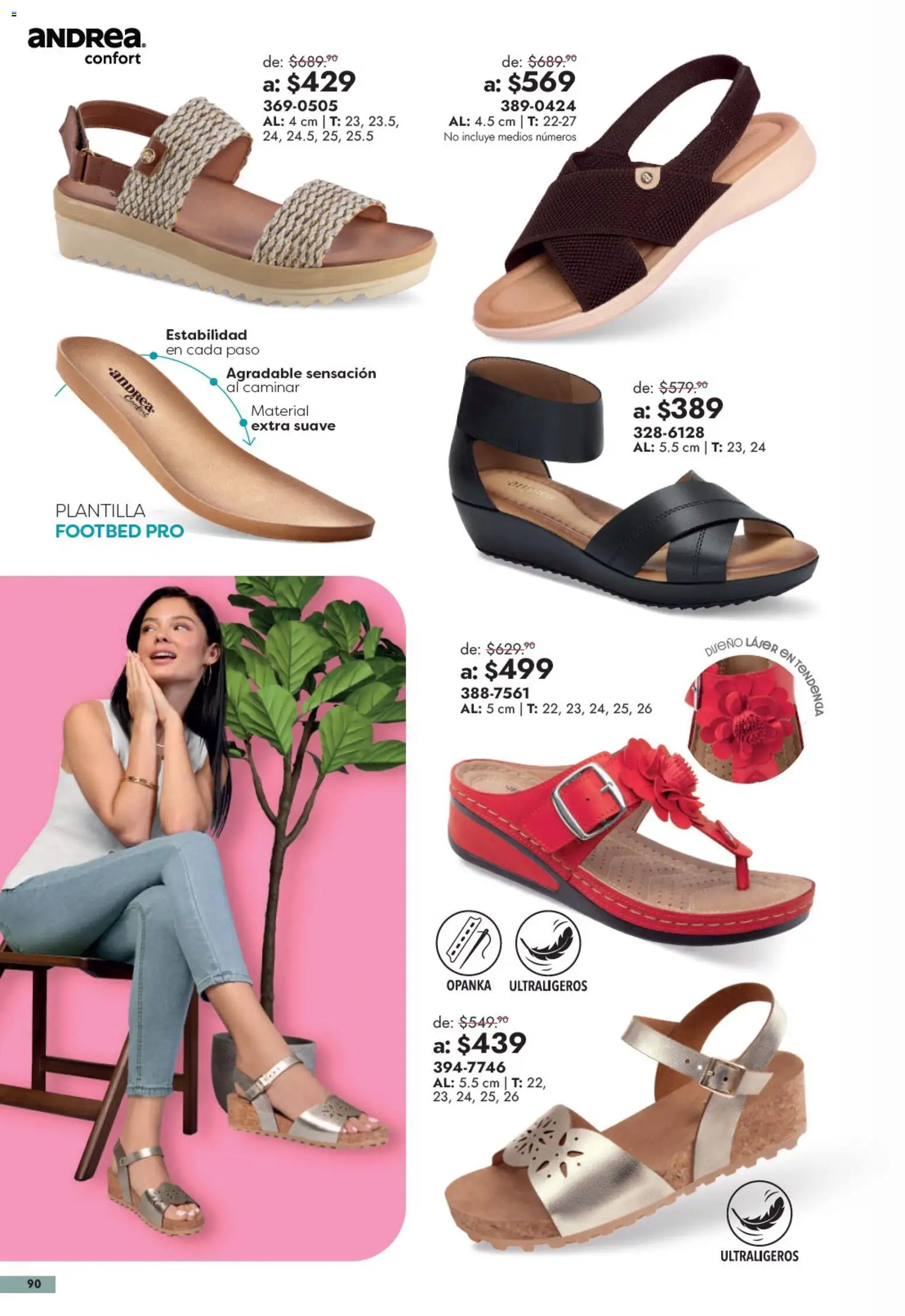 Vista previa las ofertas de la tienda Andrea - Andrea catálogo Outlet desde el 13/09/2026 