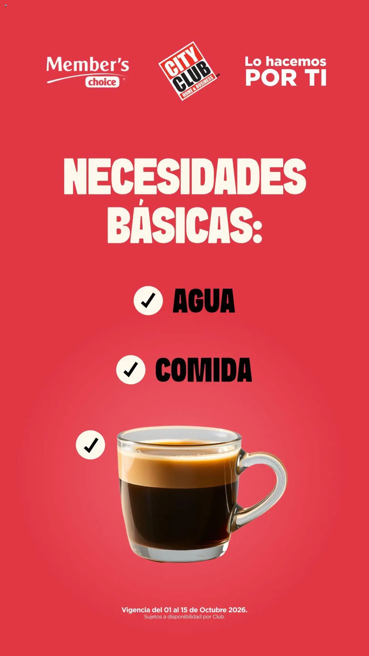 Vista previa las ofertas de la tienda City Club - City Club catálogo Café desde el 01/10/2026 