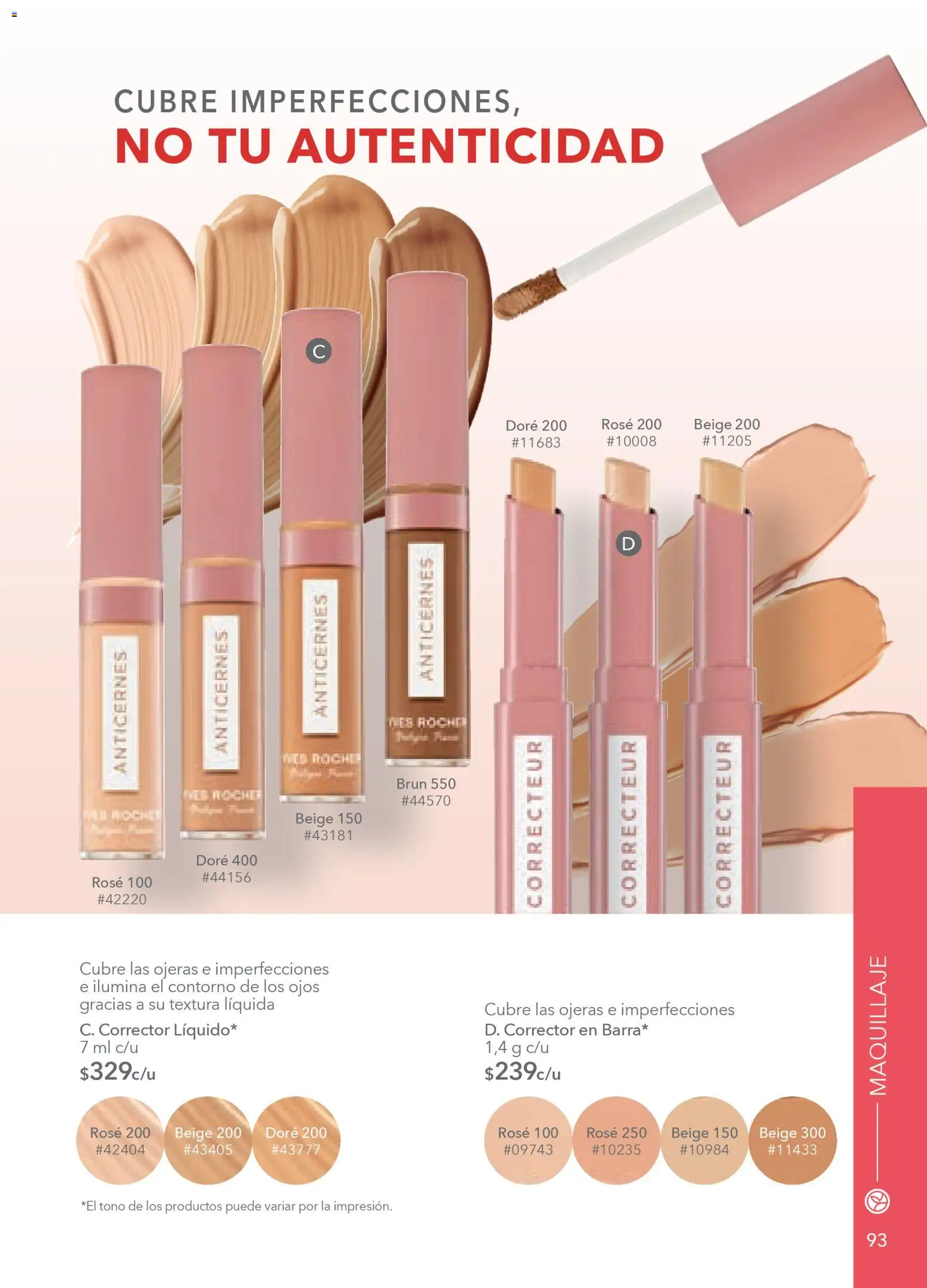Vista previa las ofertas de la tienda Yves Rocher - Campaña 4 2026 desde el 03/03/2026 - Maquillaje, Corrector, Contorno