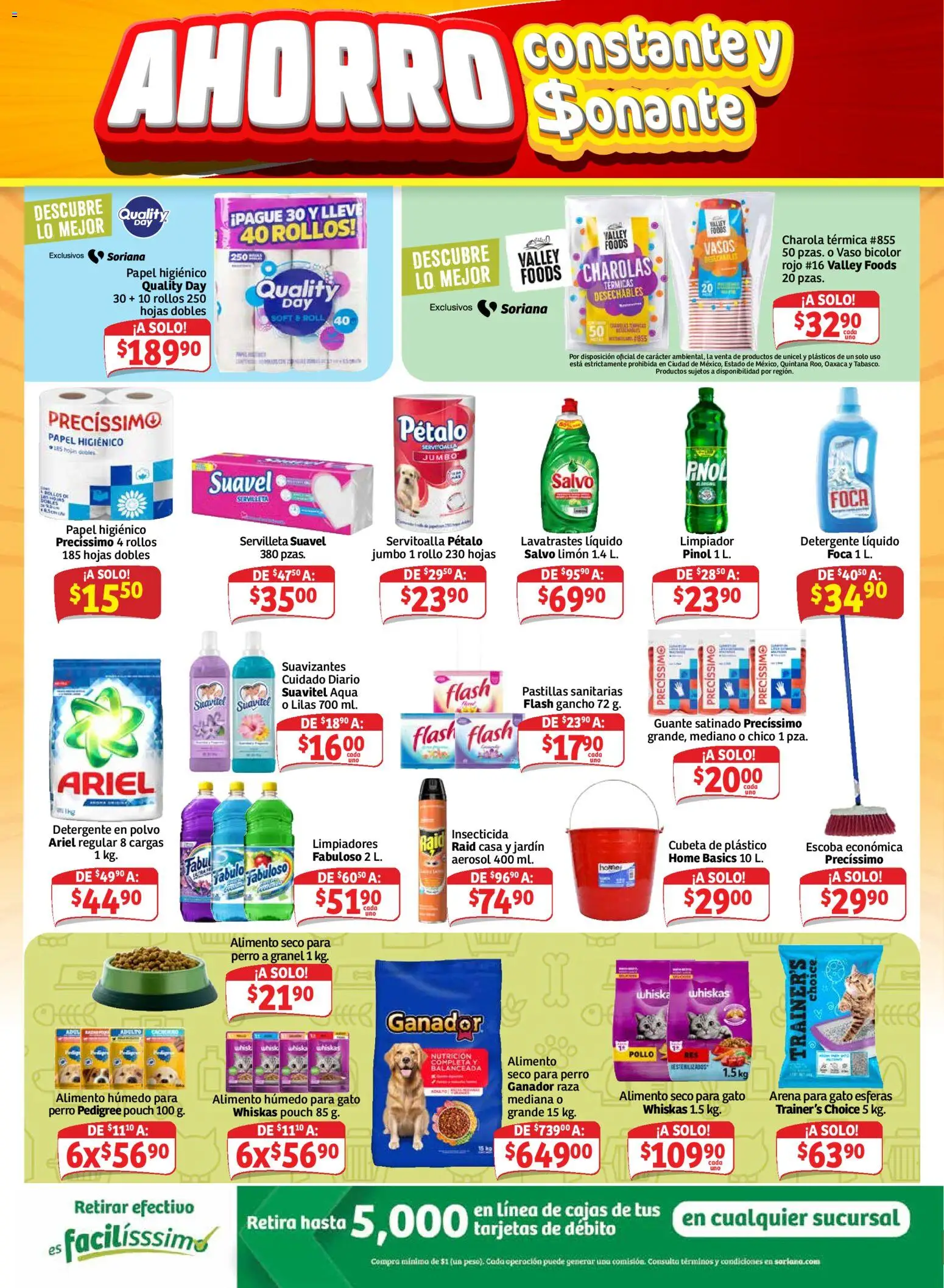 Vista previa las ofertas de la tienda Soriana - Soriana folleto Ahorro constante y sonante Mercado desde el 16/10/2026 