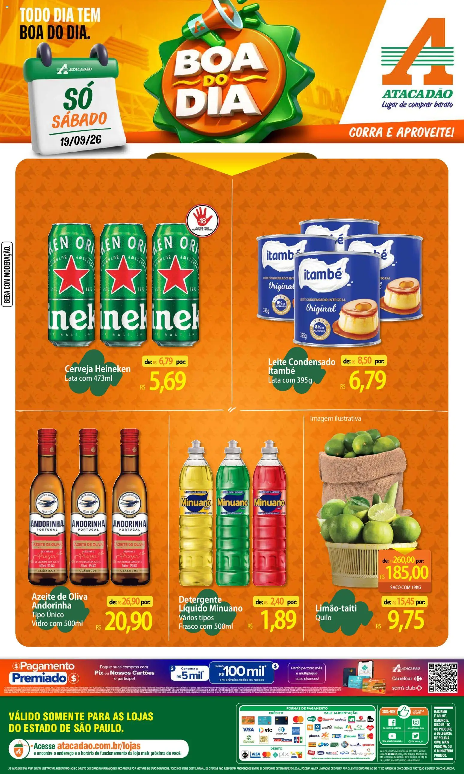 Pré-Visualização do folheto "Atacadão ofertas - SP" da loja Atacadão válido a partir de 19/09/2026