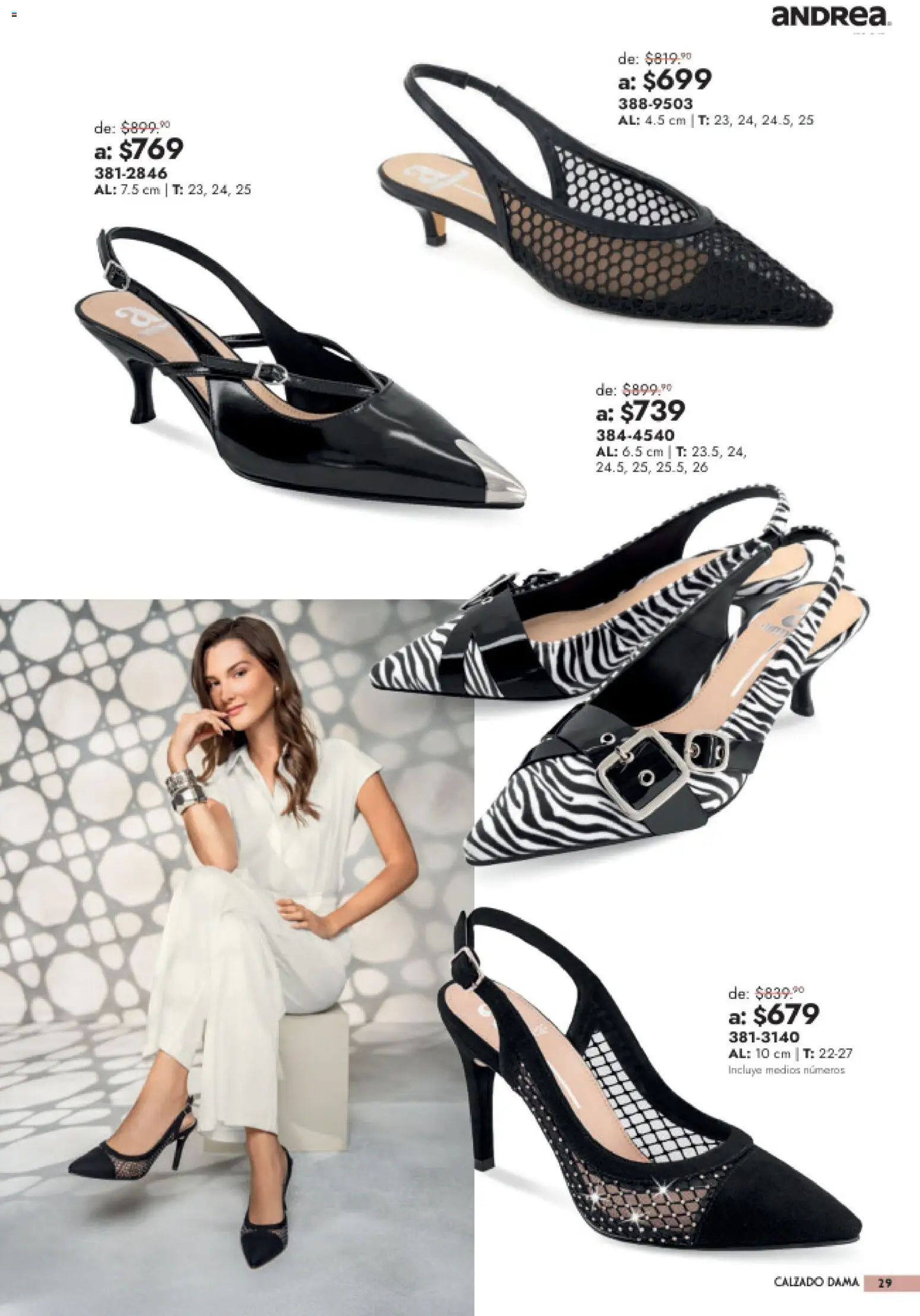 Vista previa las ofertas de la tienda Andrea - Andrea catálogo Outlet desde el 26/07/2026 
