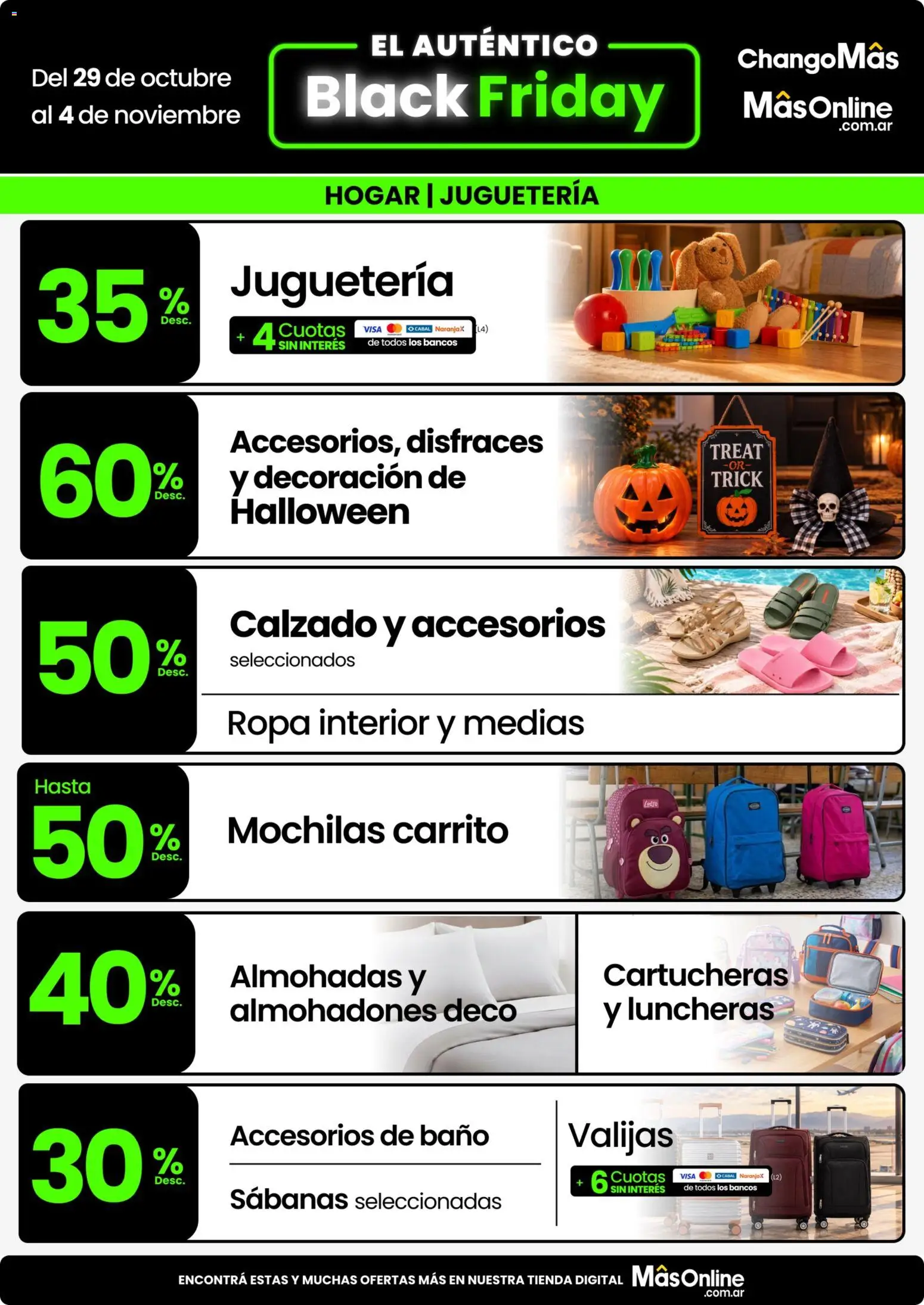 Vista previa del folleto de la tienda Changomas válido desde el 29/10/2026 