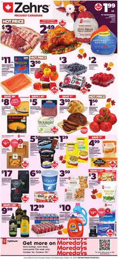 Preview of leaflet Zehrs weekly flyer / circulaire from shop Zehrs is valid from Oct 01, 2026