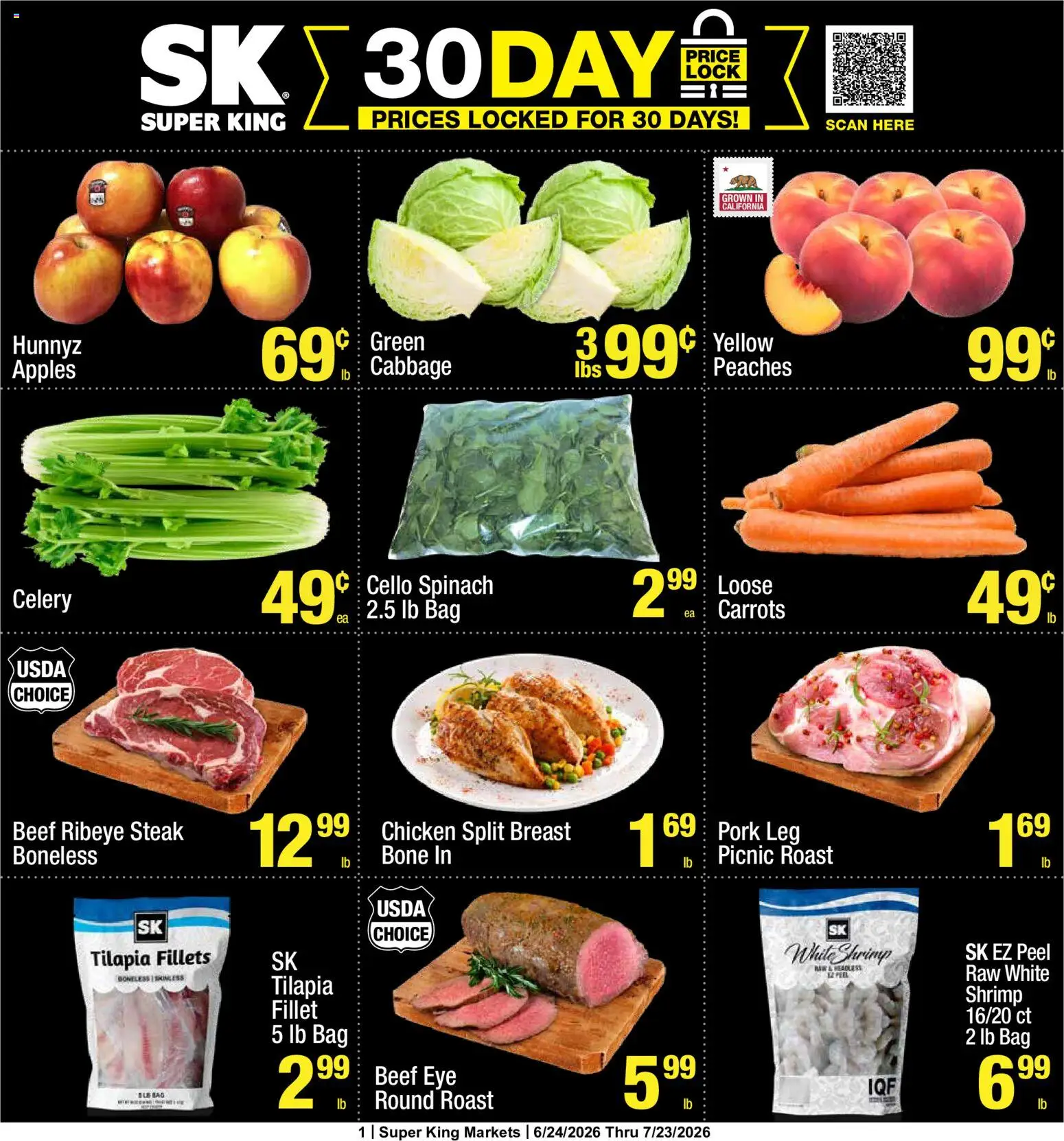 Super King Weekly Ad from 06/24/2026 >> Flyer