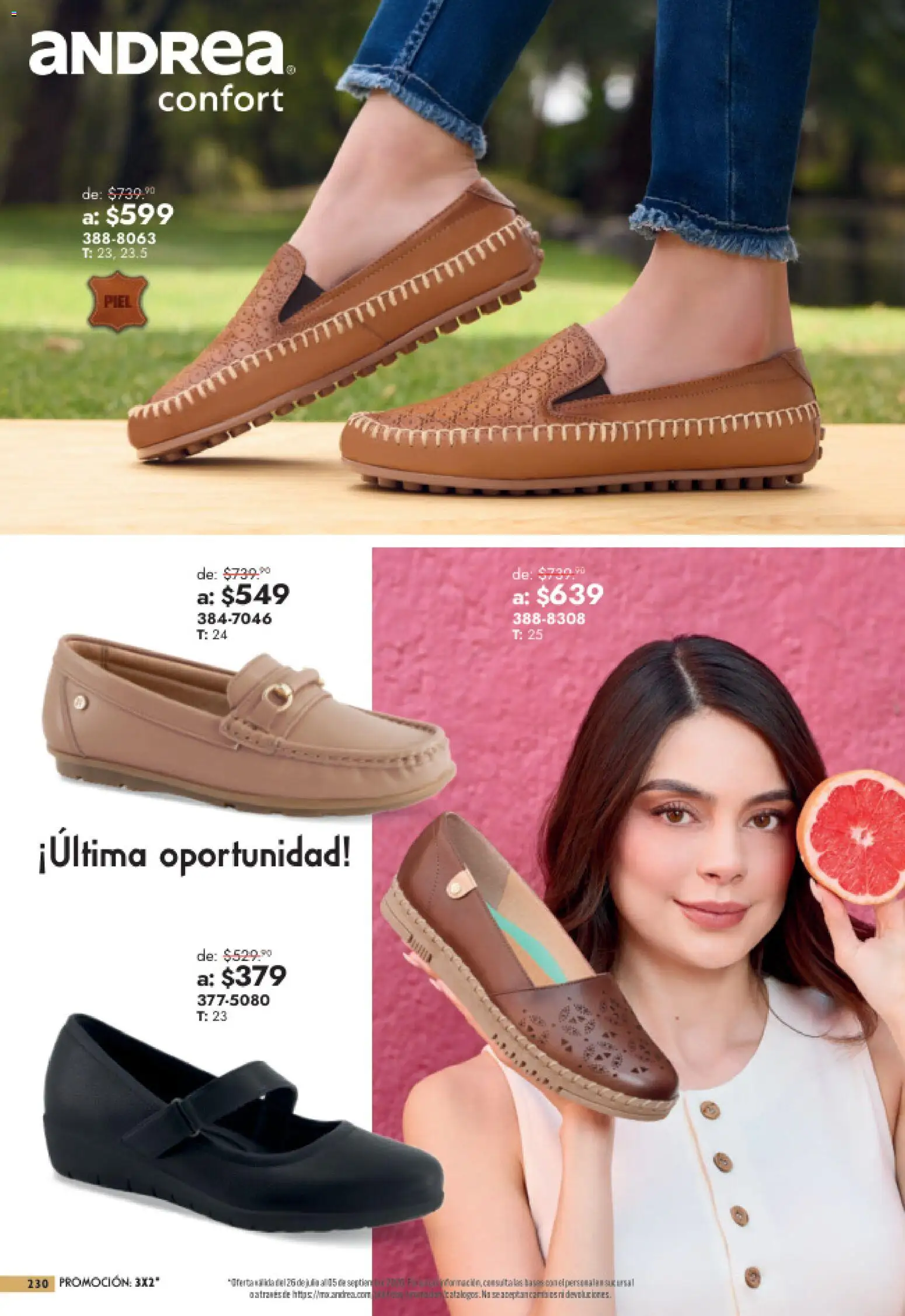 Vista previa las ofertas de la tienda Andrea - Andrea catálogo Outlet desde el 26/07/2026 