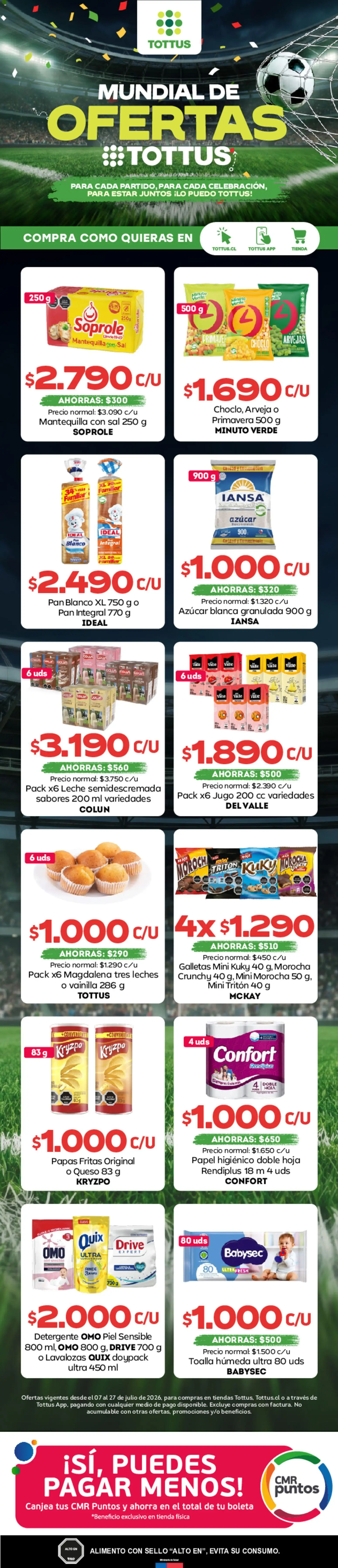 Folleto de la tienda Tottus válido desde el 06.07.2026 