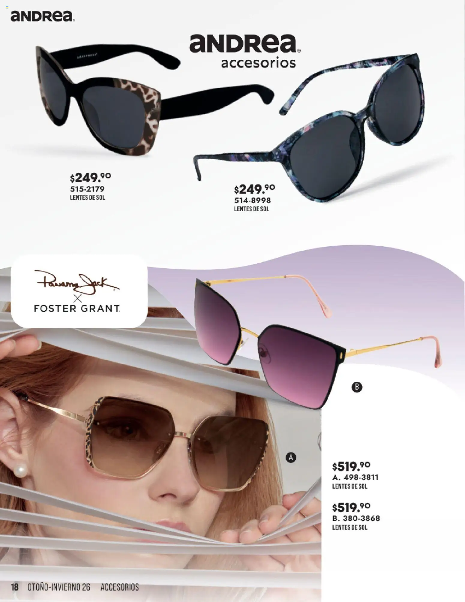 Vista previa las ofertas de la tienda Andrea - Andrea catálogo Accesorios para todos desde el 23/08/2026 