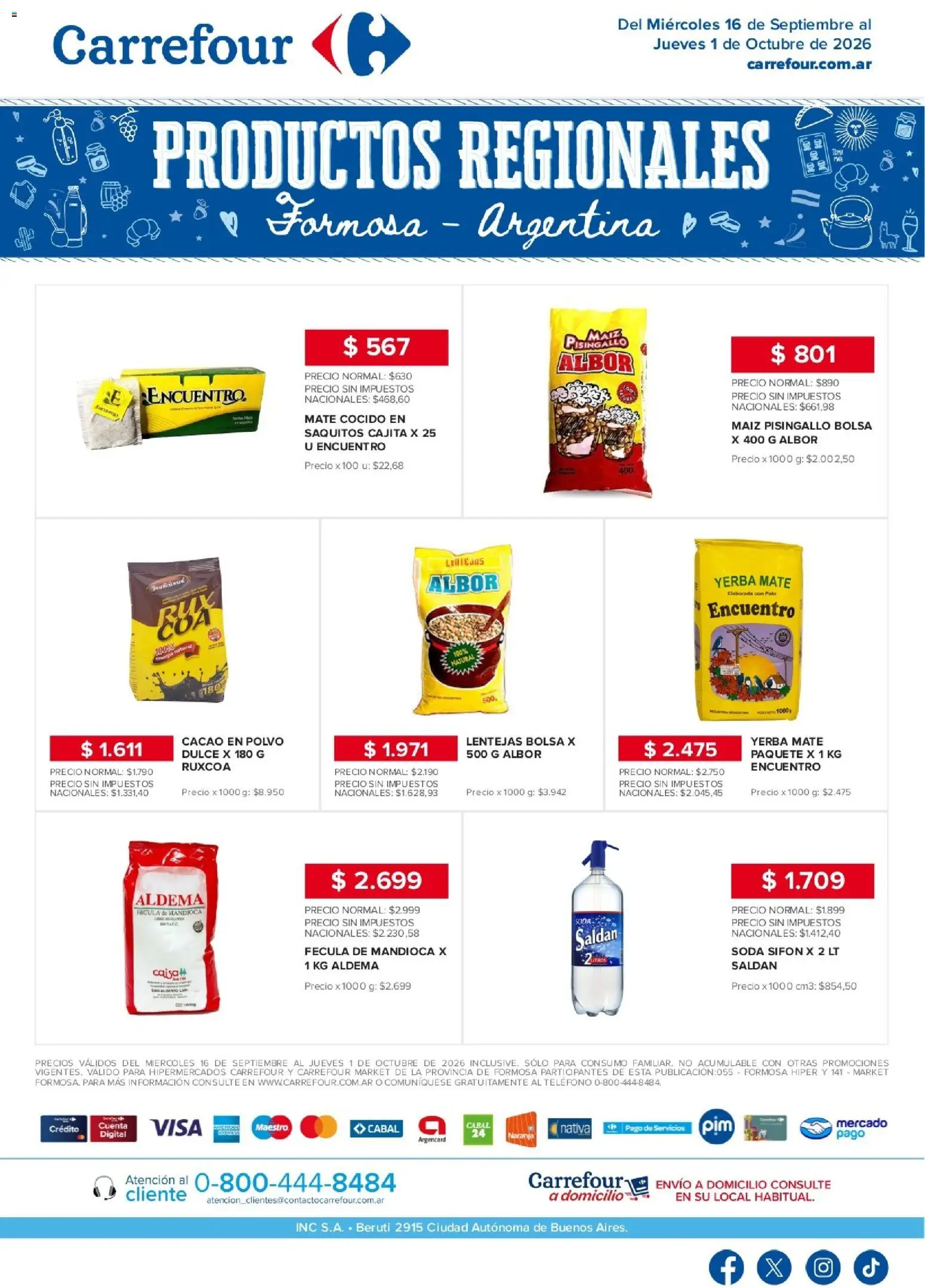 Vista previa del folleto de la tienda Carrefour válido desde el 16/09/2026 