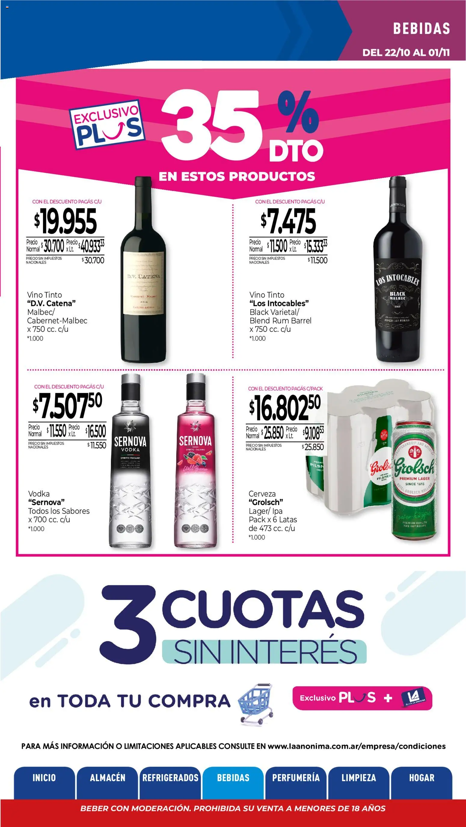 Vista previa del folleto de la tienda La Anonima válido desde el 22/10/2026 