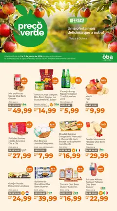 Pré-Visualização do folheto "Oba Hortifruti - Ofertas da semana" da loja Oba Hortifruti válido a partir de 09/06/2026