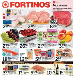 Un aperçu du dépliant Fortinos weekly flyer / circulaire du magasin Fortinos est valide à partir 27 août 2026