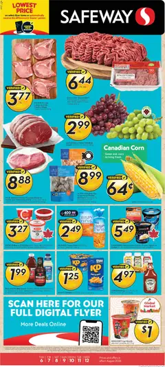 Preview of leaflet Safeway weekly flyer / circulaire from shop Safeway is valid from Aug 06, 2026