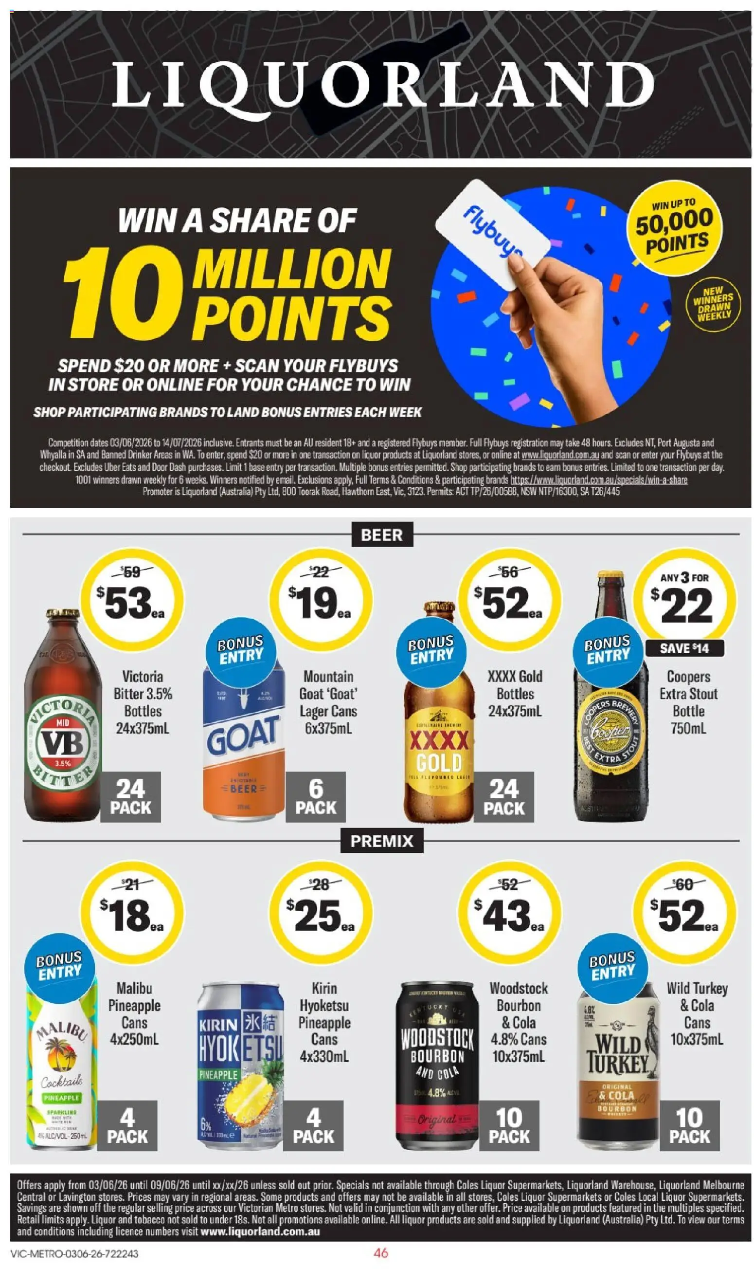 Preview of catalogue Liquorland catalogue VIC from shop Liquorland valid 03/06/2026