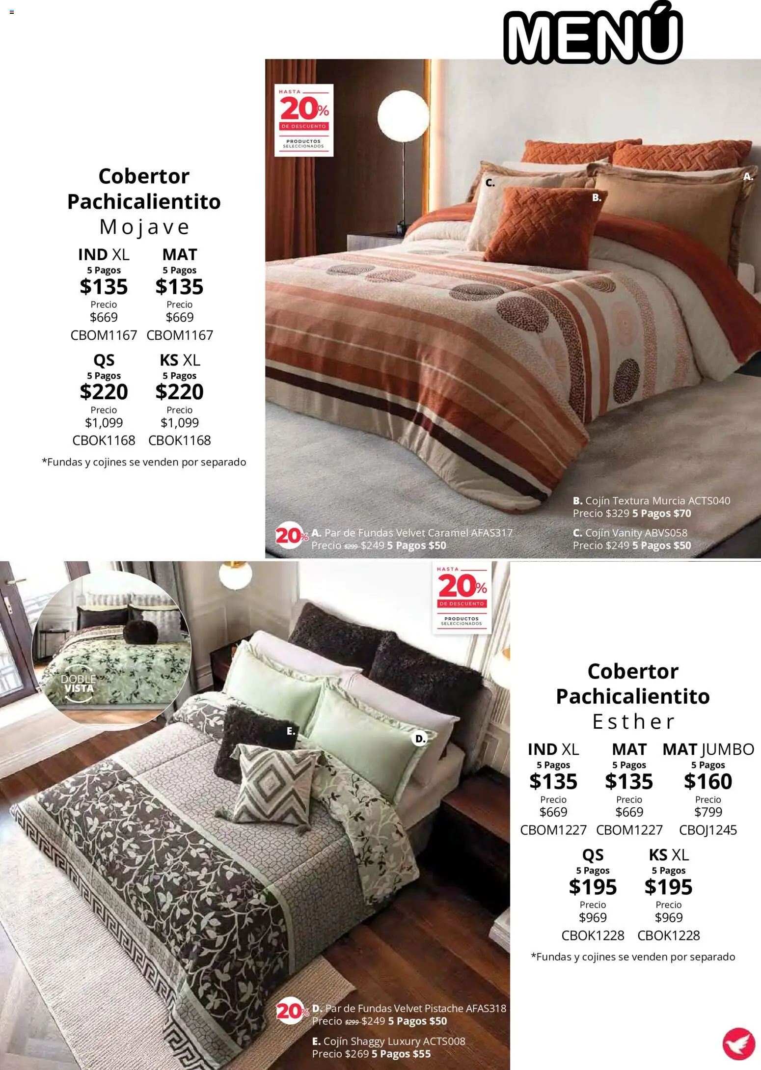 Vista previa las ofertas de la tienda Colchas Concord - Colchas Concord catálogo Colección Cobertor desde el 01/08/2026 