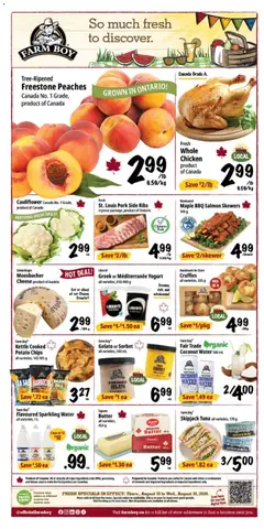 Preview of leaflet Farm Boy weekly flyer / circulaire from shop Farm Boy is valid from Aug 13, 2026