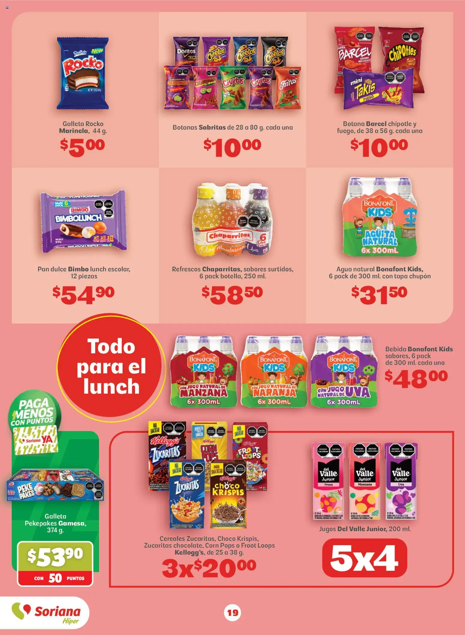 Vista previa las ofertas de la tienda Soriana - Soriana Regresa a clases ¡Bien listo! Híper Nacional desde el 13/08/2026 