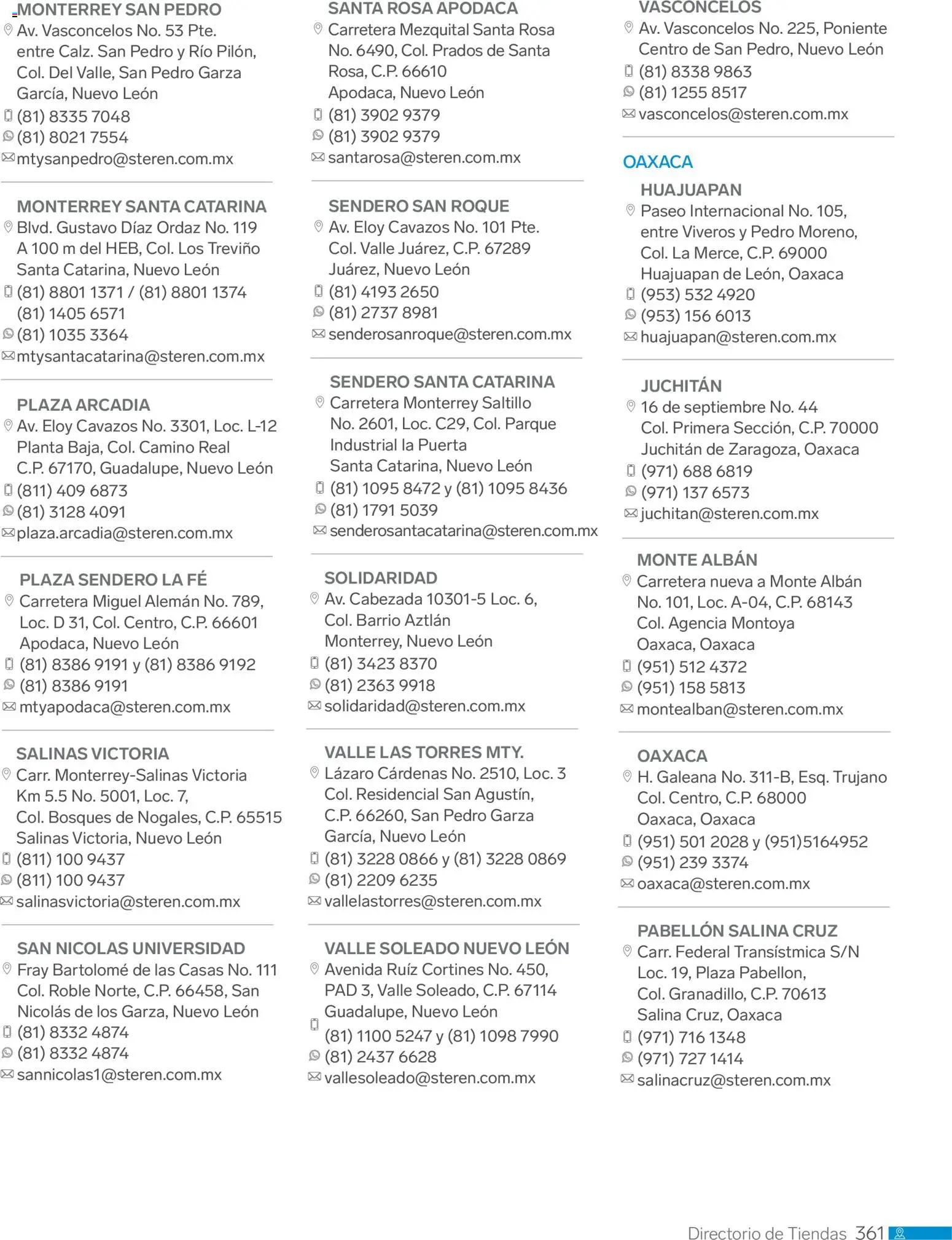 Vista previa las ofertas de la tienda Steren - Catálogo desde el 01/01/2026 