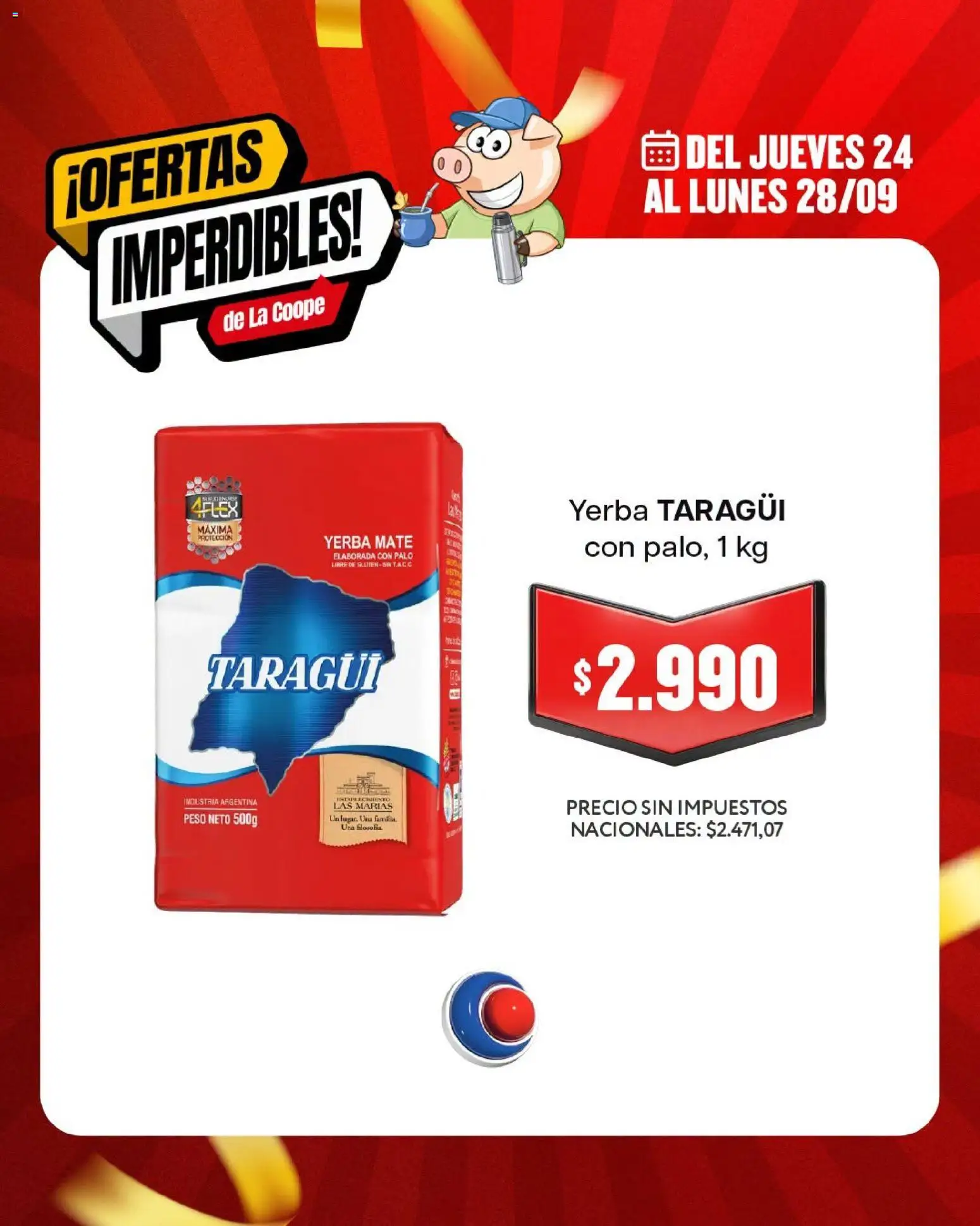 Vista previa del folleto de la tienda Cooperativa Obrera válido desde el 24/09/2026 