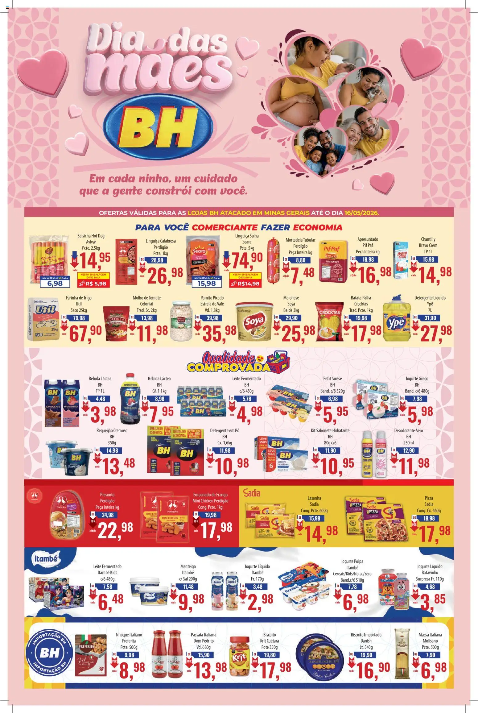Pré-Visualização do folheto "Supermercados BH - Ofertas da semana" da loja Supermercados BH válido a partir de 04/05/2026
