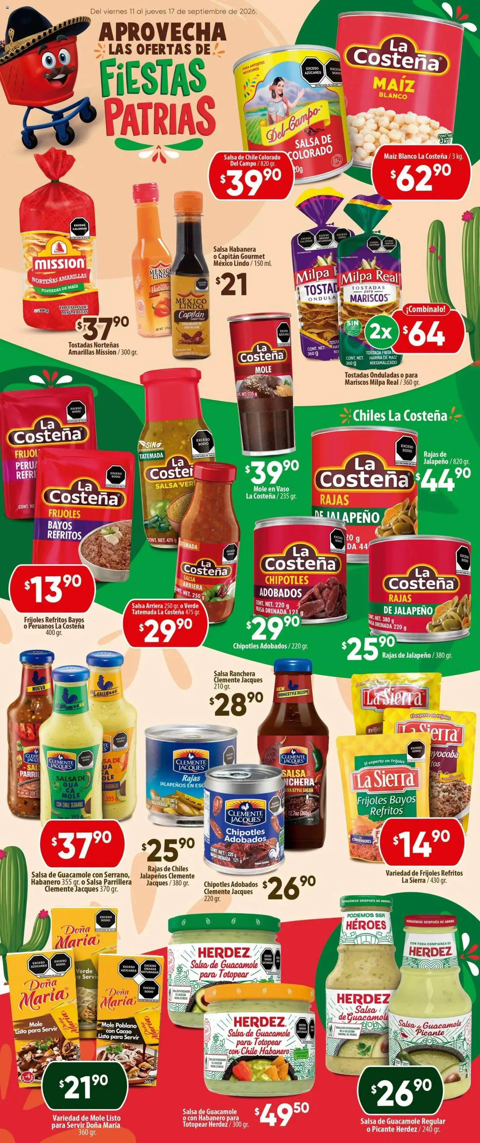 Vista previa las ofertas de la tienda Calimax - Calimax folleto Mexicali y SLRC desde el 11/09/2026 