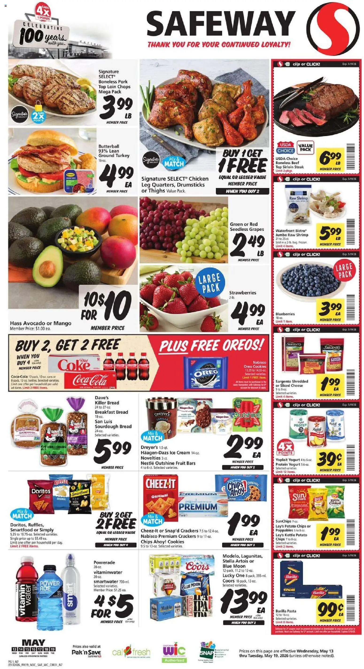 Ad Preview of Safeway Safeway Weekly Ad from 05/13/2026