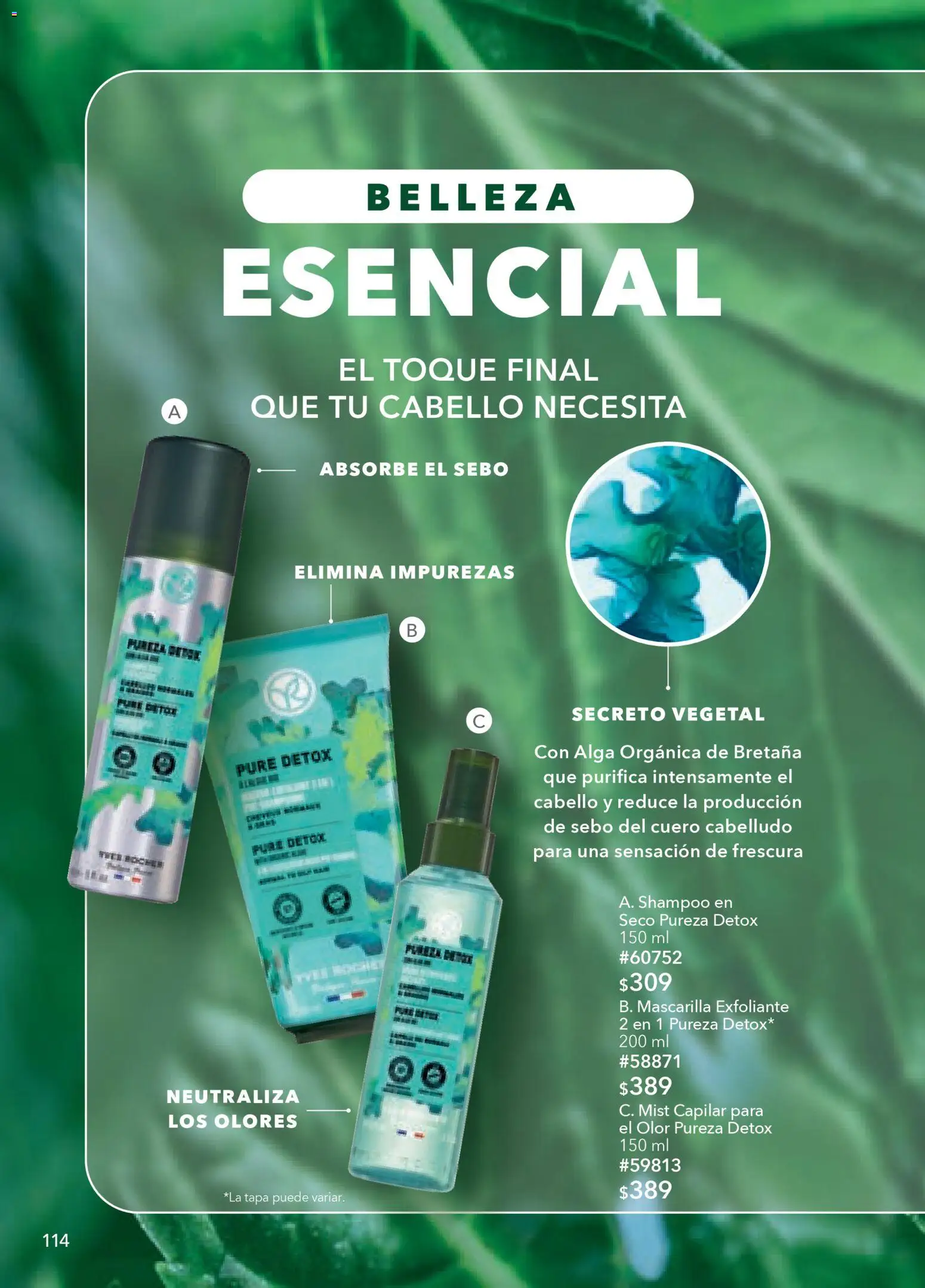 Vista previa las ofertas de la tienda Yves Rocher - Campaña 4 2026 desde el 03/03/2026 - Shampoo, Mascarilla, Exfoliante, Puré