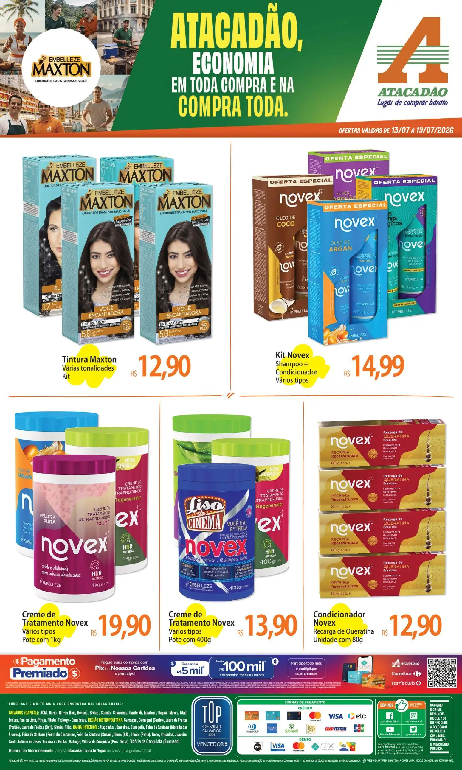 Pré-Visualização do folheto "Atacadão ofertas - BA" da loja Atacadão válido a partir de 13/07/2026
