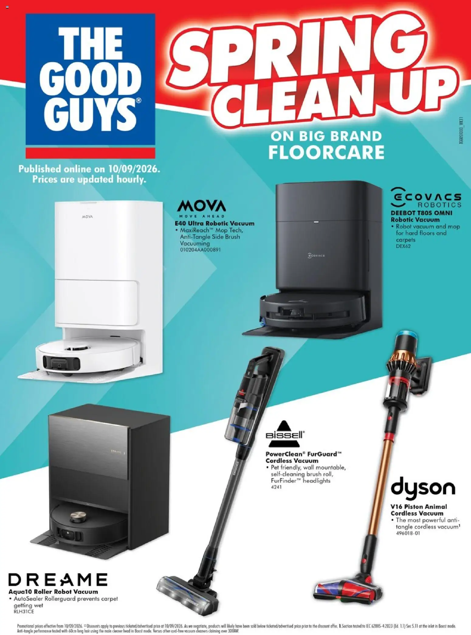 Preview of catalogue The Good Guys Spring Clean Up from shop The Good Guys valid 02/10/2026