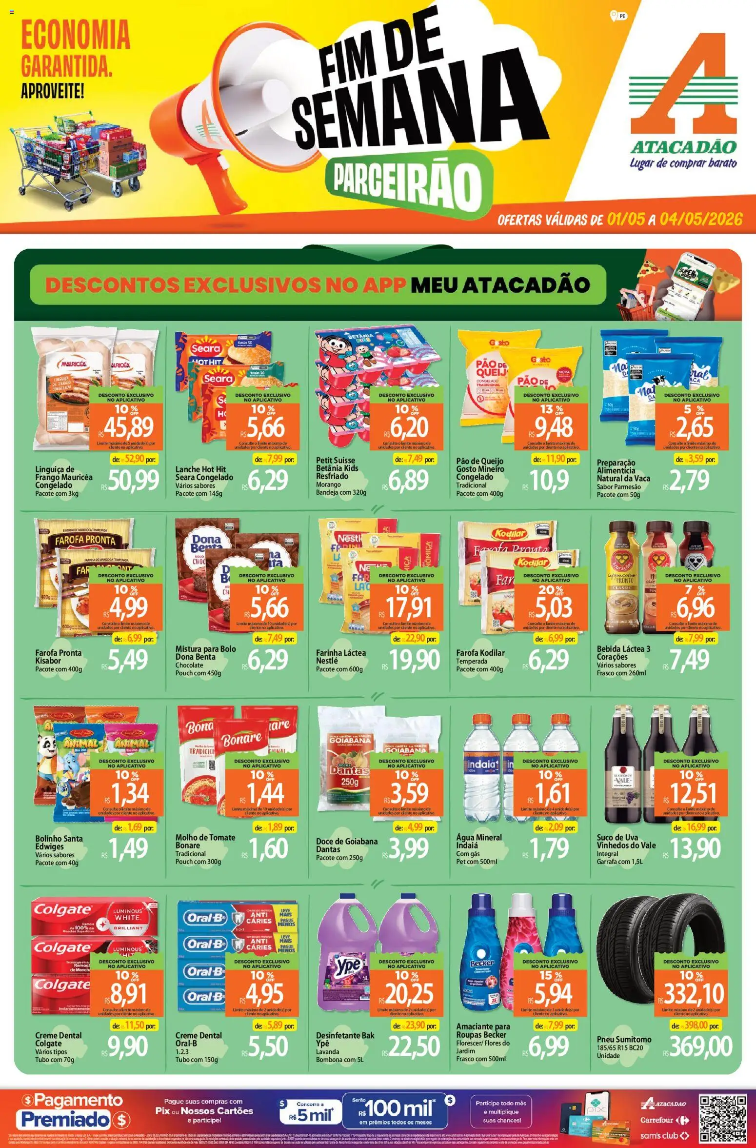 Pré-Visualização do folheto "Atacadão ofertas - PE" da loja Atacadão válido a partir de 01/05/2026