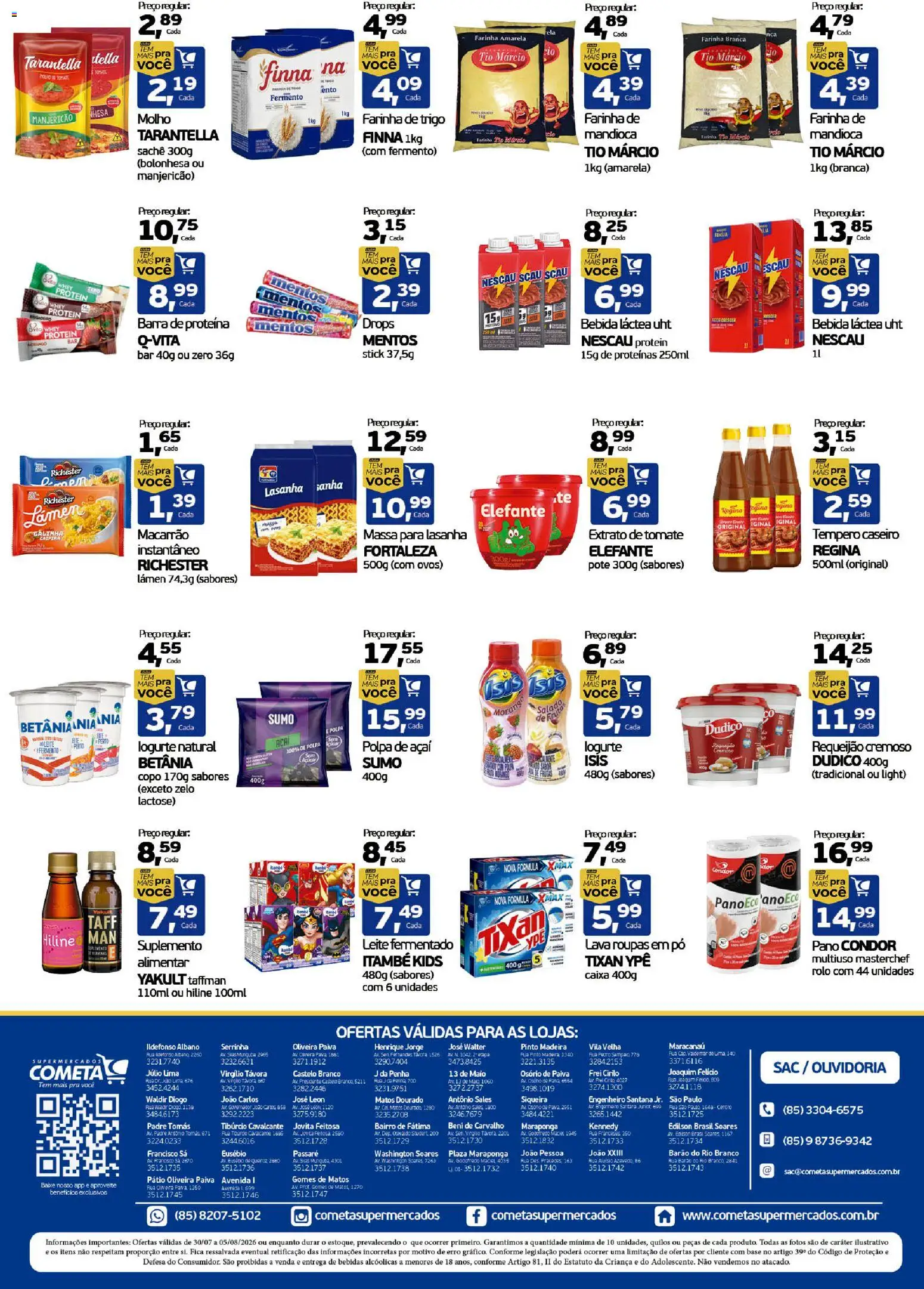 Ofertas Cometa Supermercados ofertas Clube Tem Mais Pra Você até 05/08/2026. - Página 2