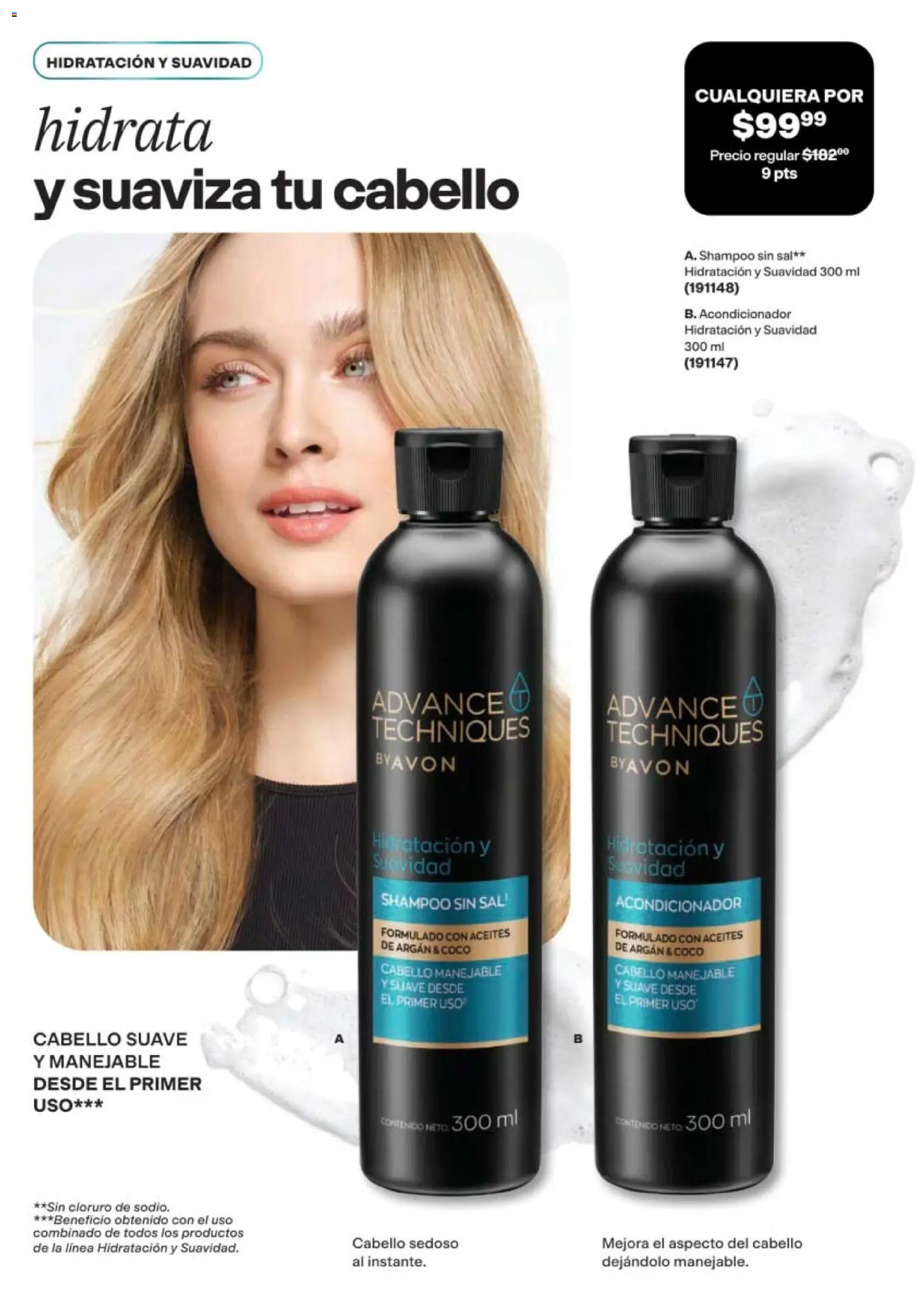 Vista previa las ofertas de la tienda AVON - AVON campaña 11 2026 desde el 10/07/2026 - Coco, Shampoo, Sal, Acondicionador