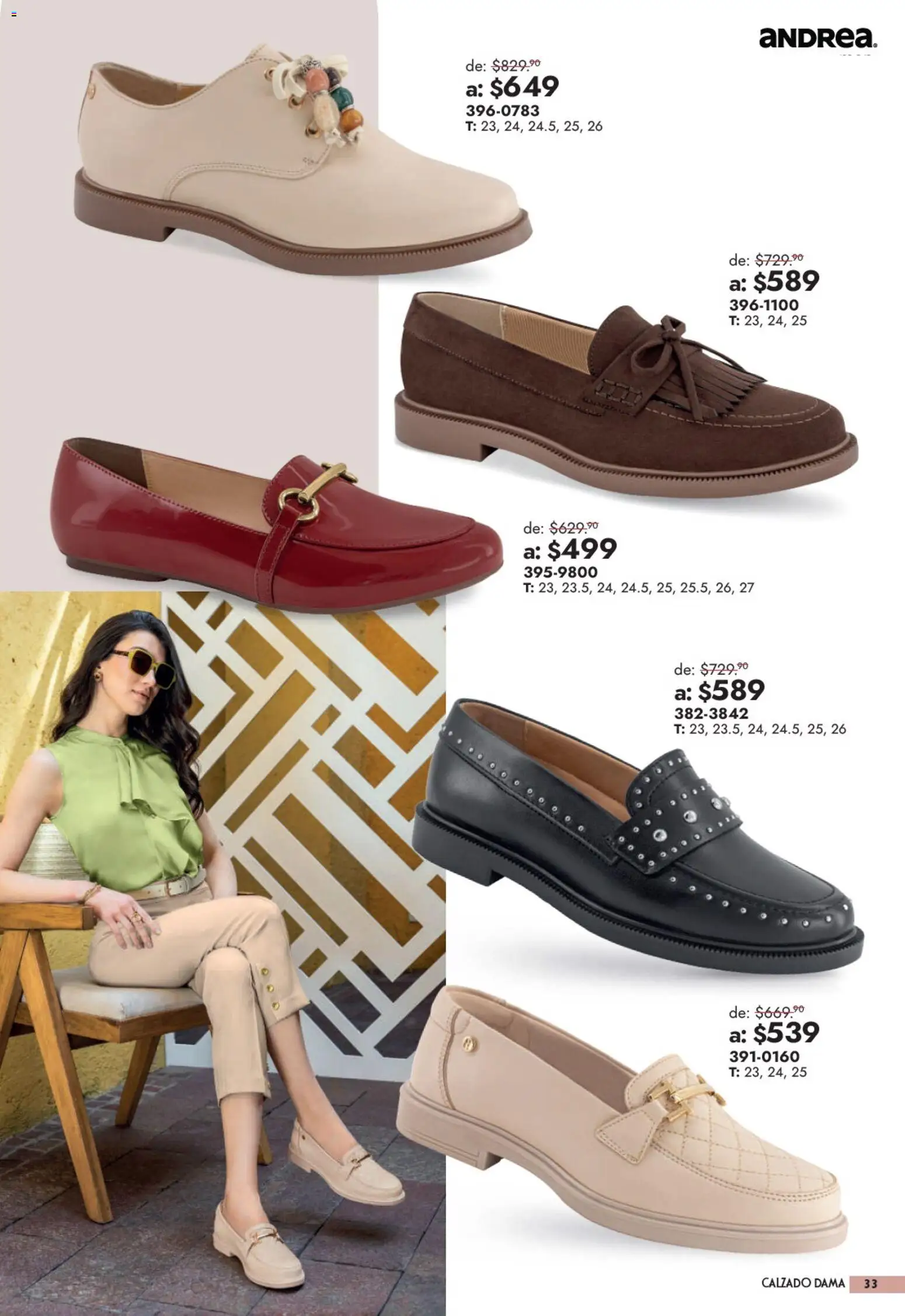 Vista previa las ofertas de la tienda Andrea - Andrea catálogo Outlet desde el 13/09/2026 