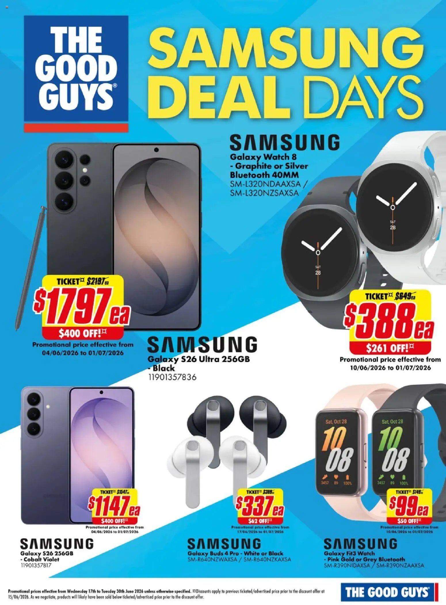 Preview of catalogue The Good Guys Samsung from shop The Good Guys valid 17/06/2026