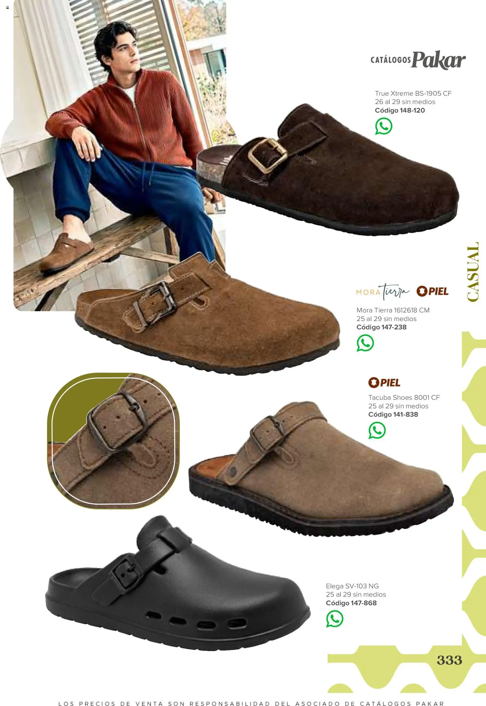 Vista previa las ofertas de la tienda SC Pakar - SC Pakar catálogo Hombre desde el 31/07/2026 - Tierra