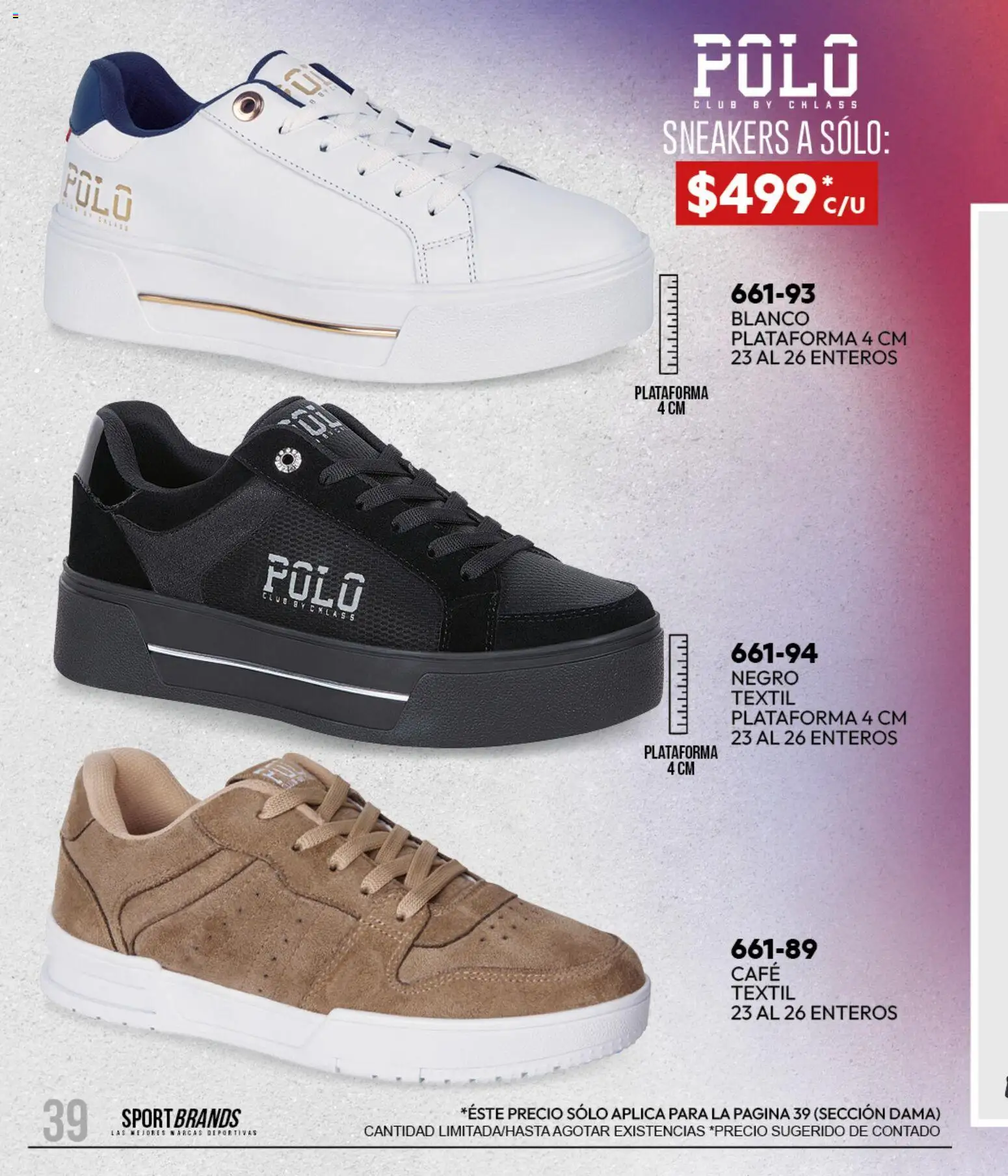 Vista previa las ofertas de la tienda Cklass - Cklass catálogo Sportbrands Caballero Invierno desde el 11/09/2026 