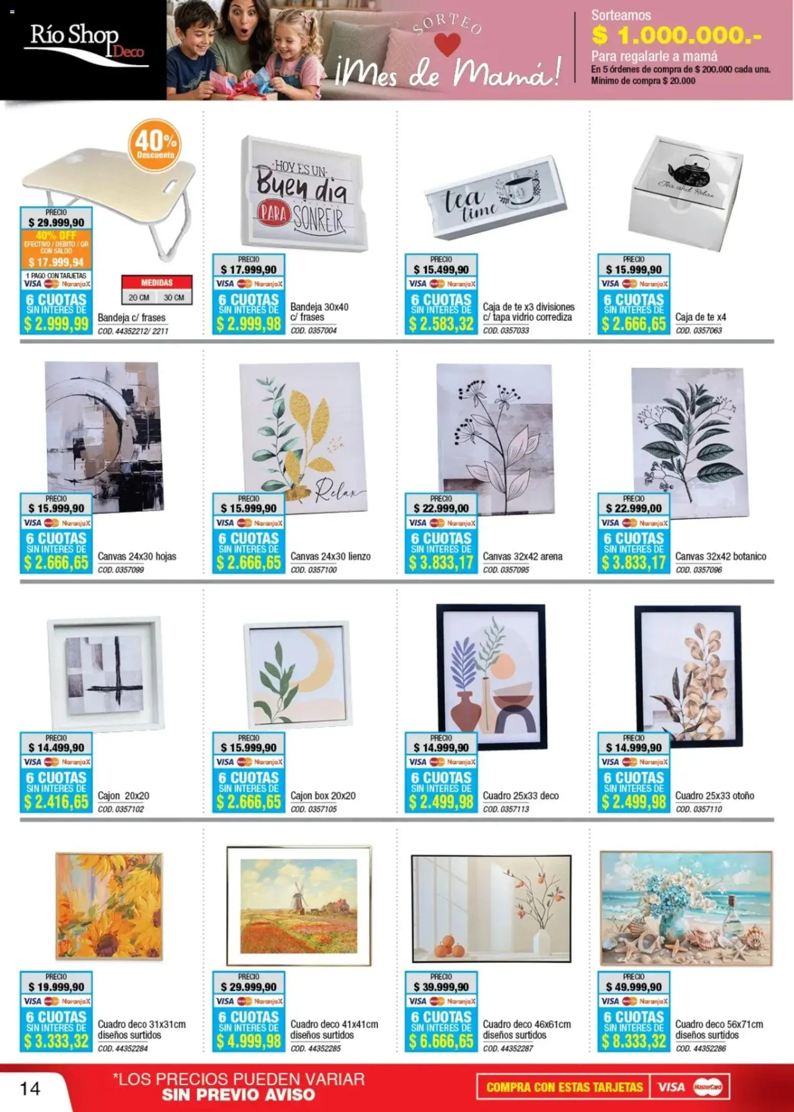 Vista previa del folleto de la tienda Río Shop Deco válido desde el 12/10/2026 
