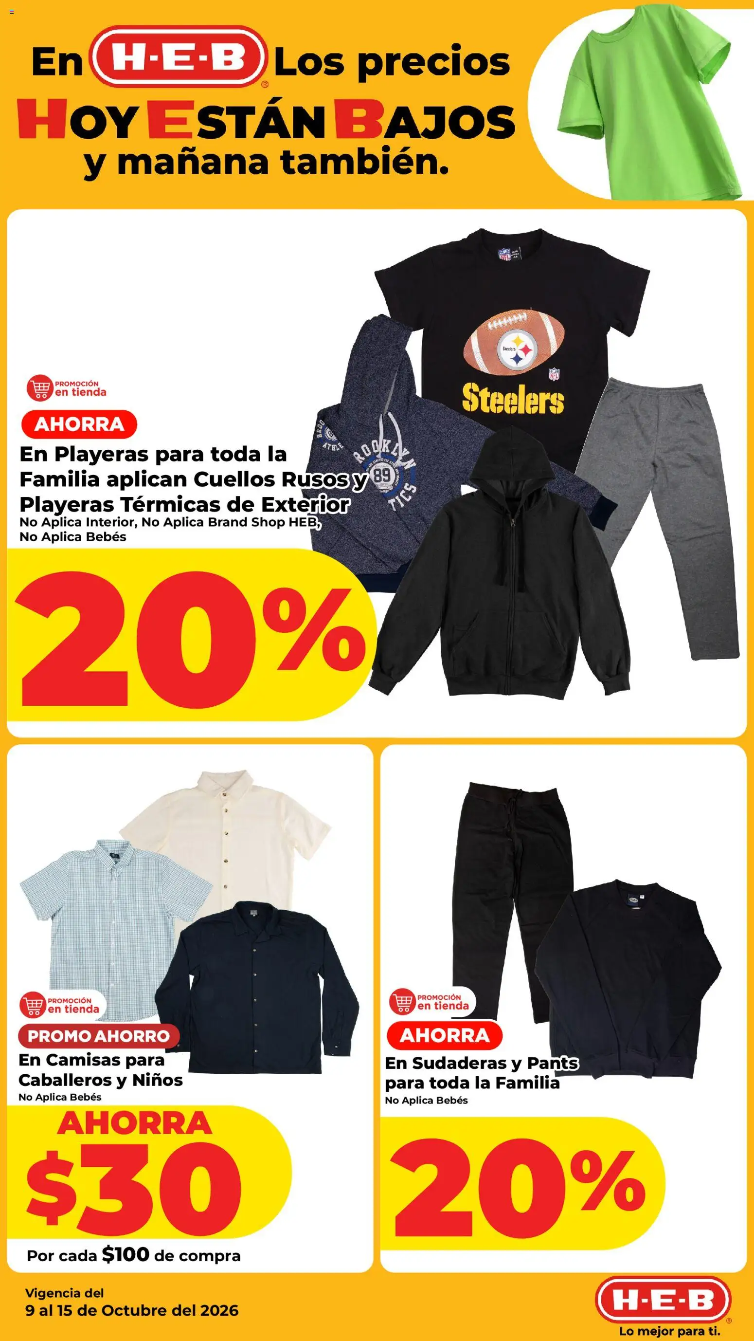 Vista previa las ofertas de la tienda H-E-B - H-E-B folleto desde el 09/10/2026 