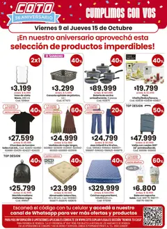 Vista previa del folleto de la tienda Coto válido desde el 09/10/2026 