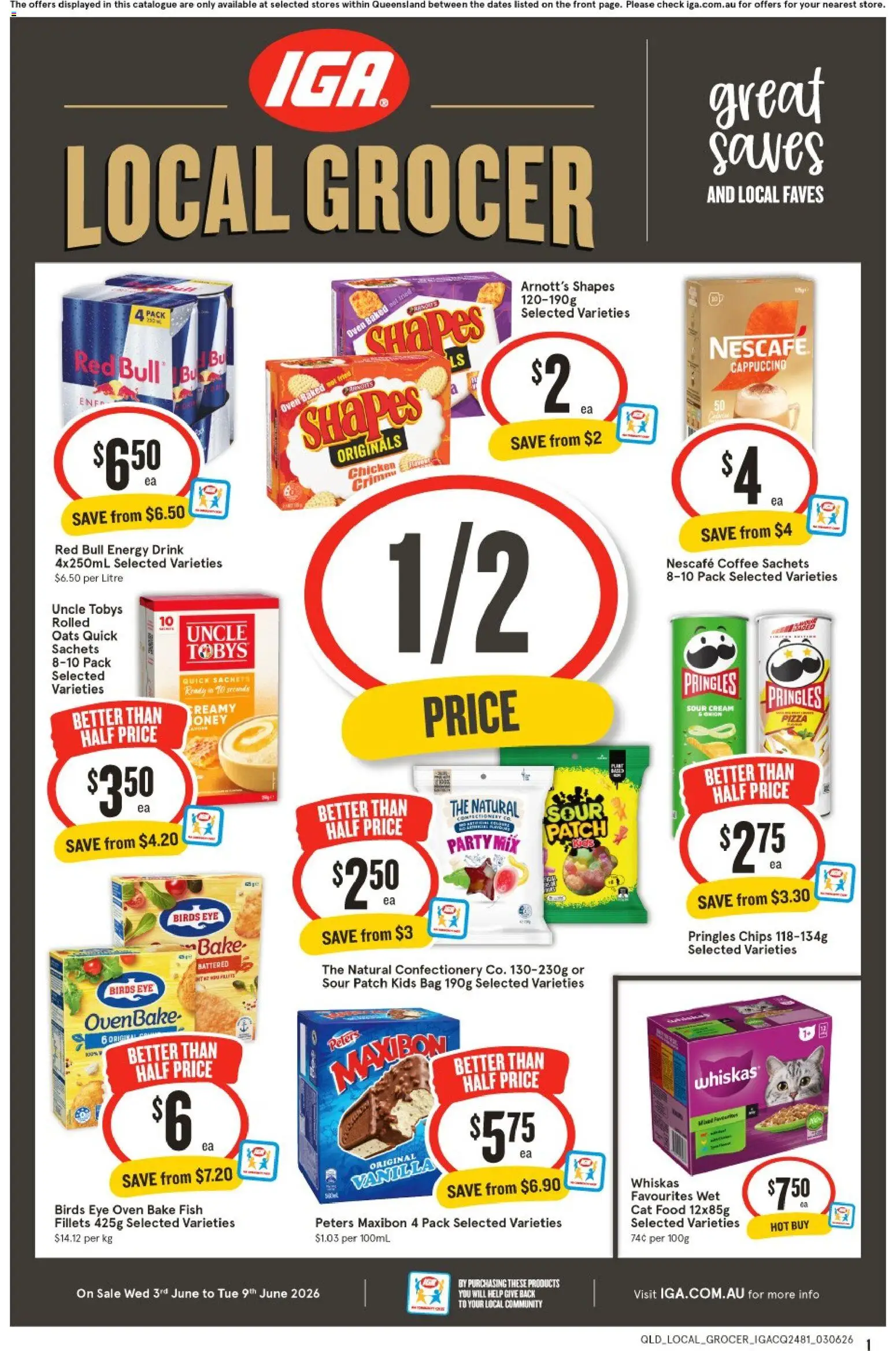 Preview of catalogue IGA Local Grocer QLD from shop IGA valid 03/06/2026